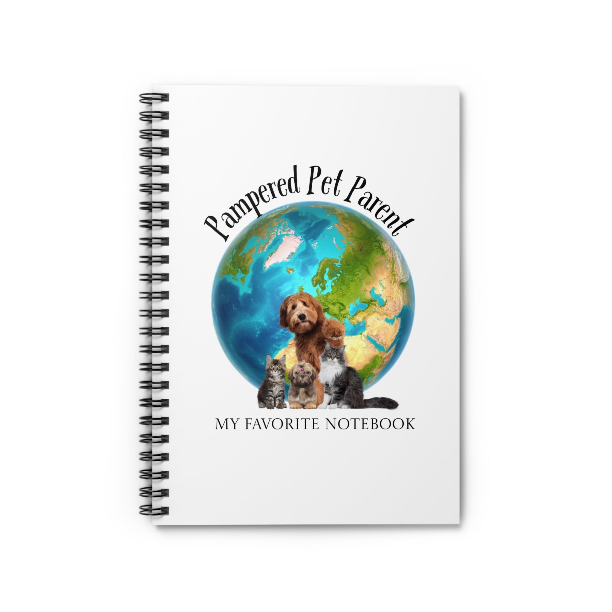 Pampered Pet Travel  - Spiral Notebook
