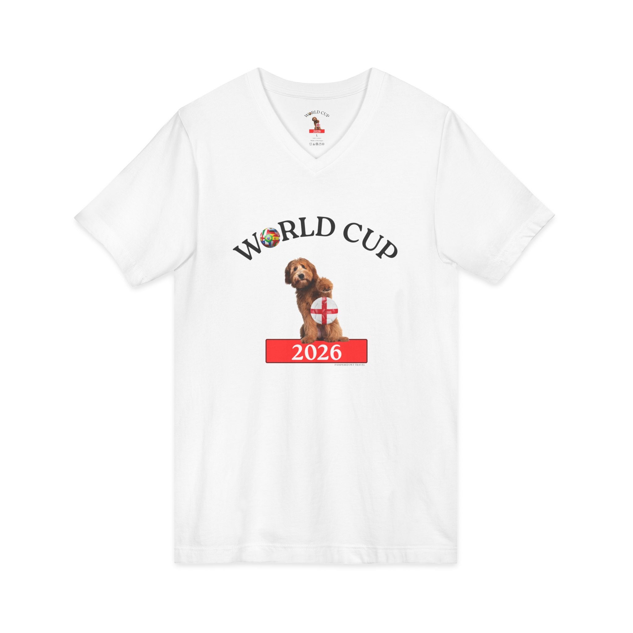 World Cup 2026 - England - Pet Lover - V-neck Tee