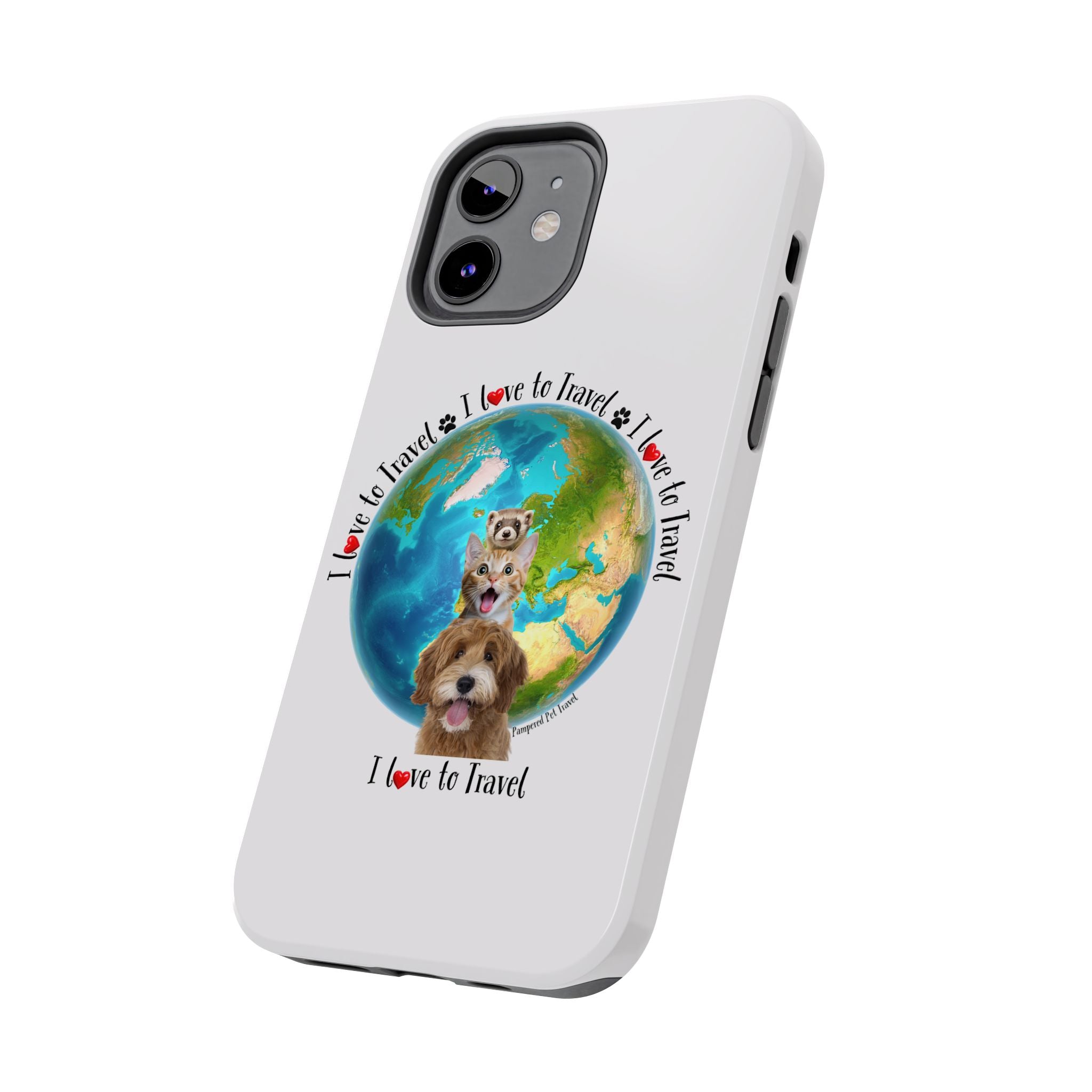 “I Love To Travel The World” - Phone Case