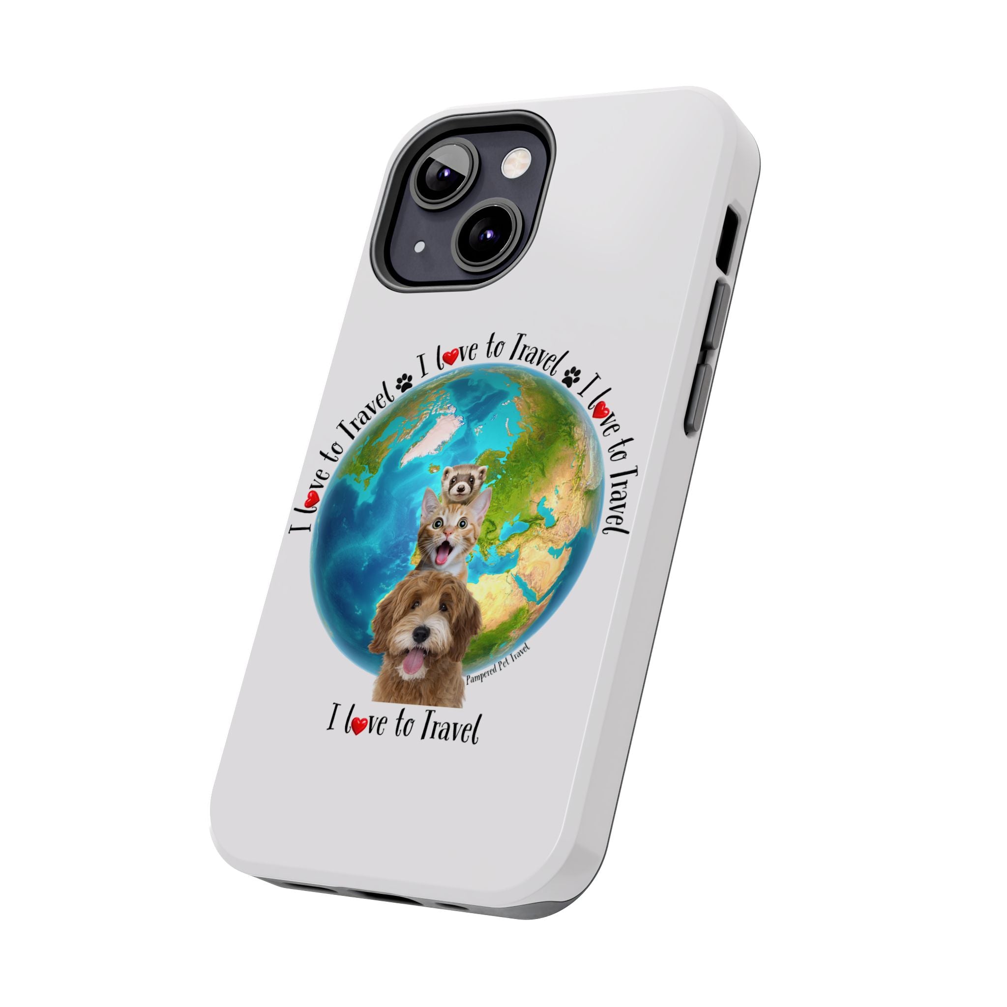 “I Love To Travel The World” - Phone Case