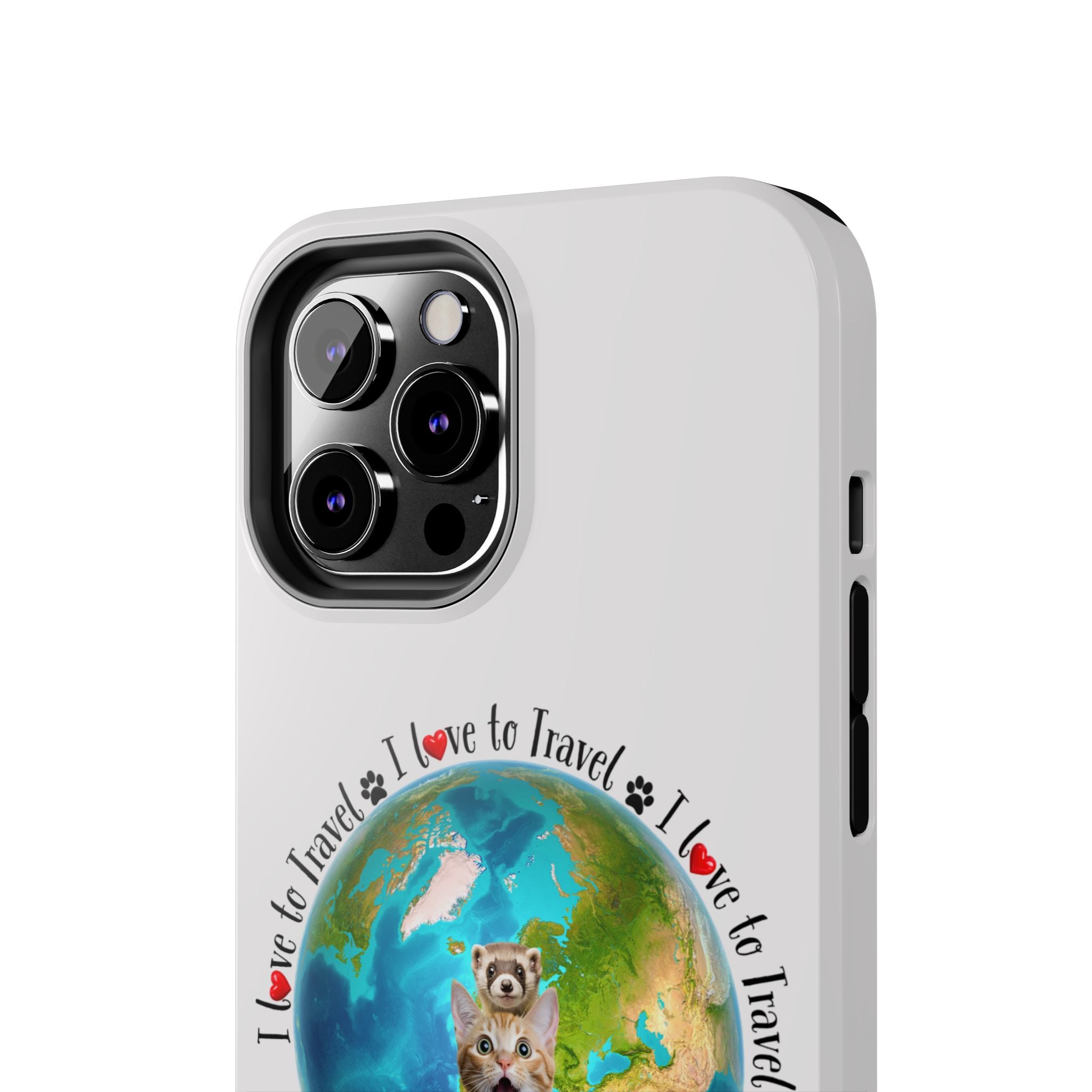 “I Love To Travel The World” - Phone Case