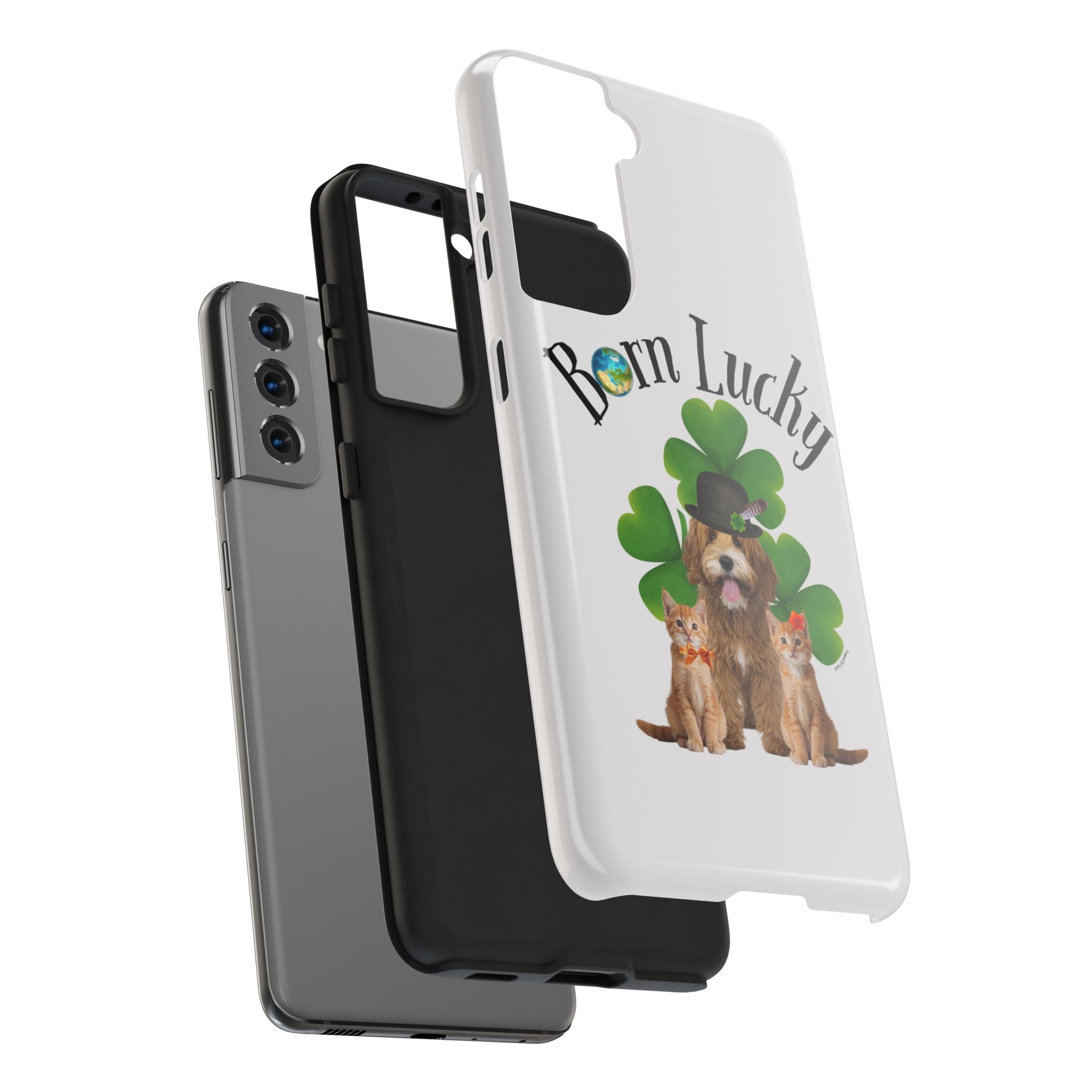 “Born Lucky” - Phone Case