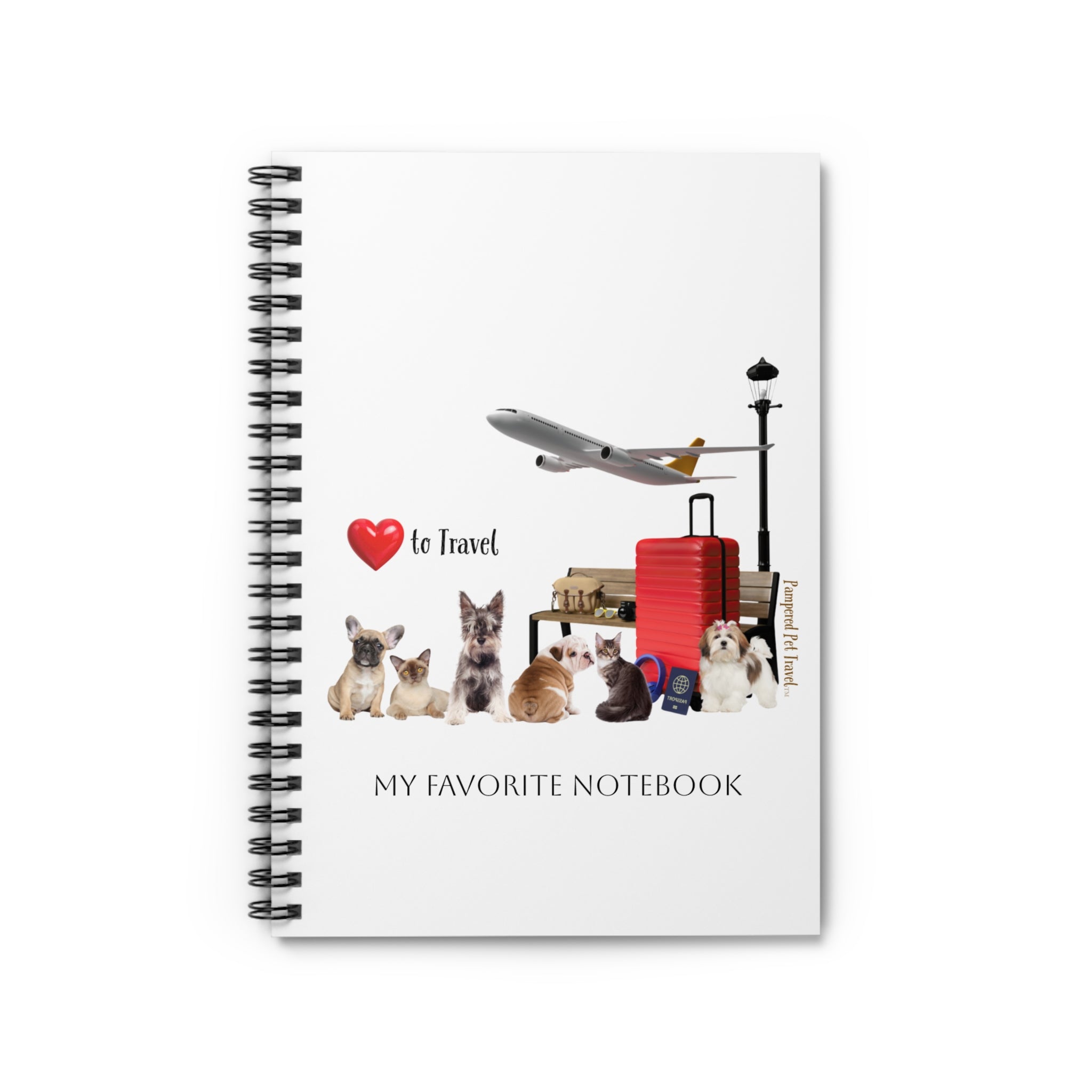❤️ Love To Travel  - Spiral Notebook