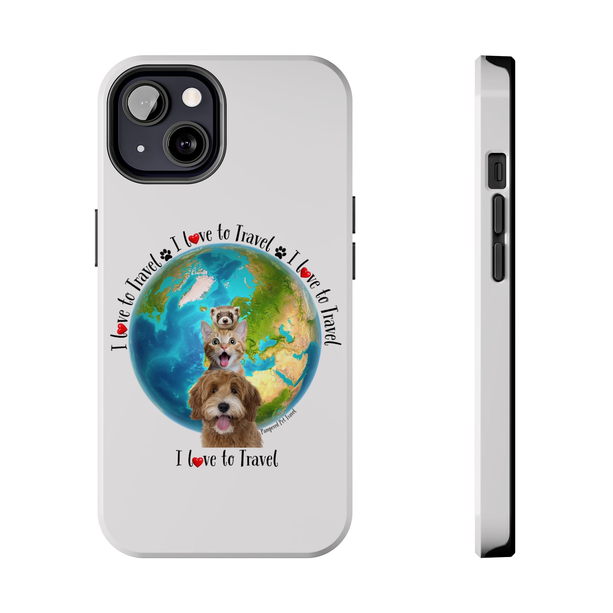 “I Love To Travel The World” - Phone Case