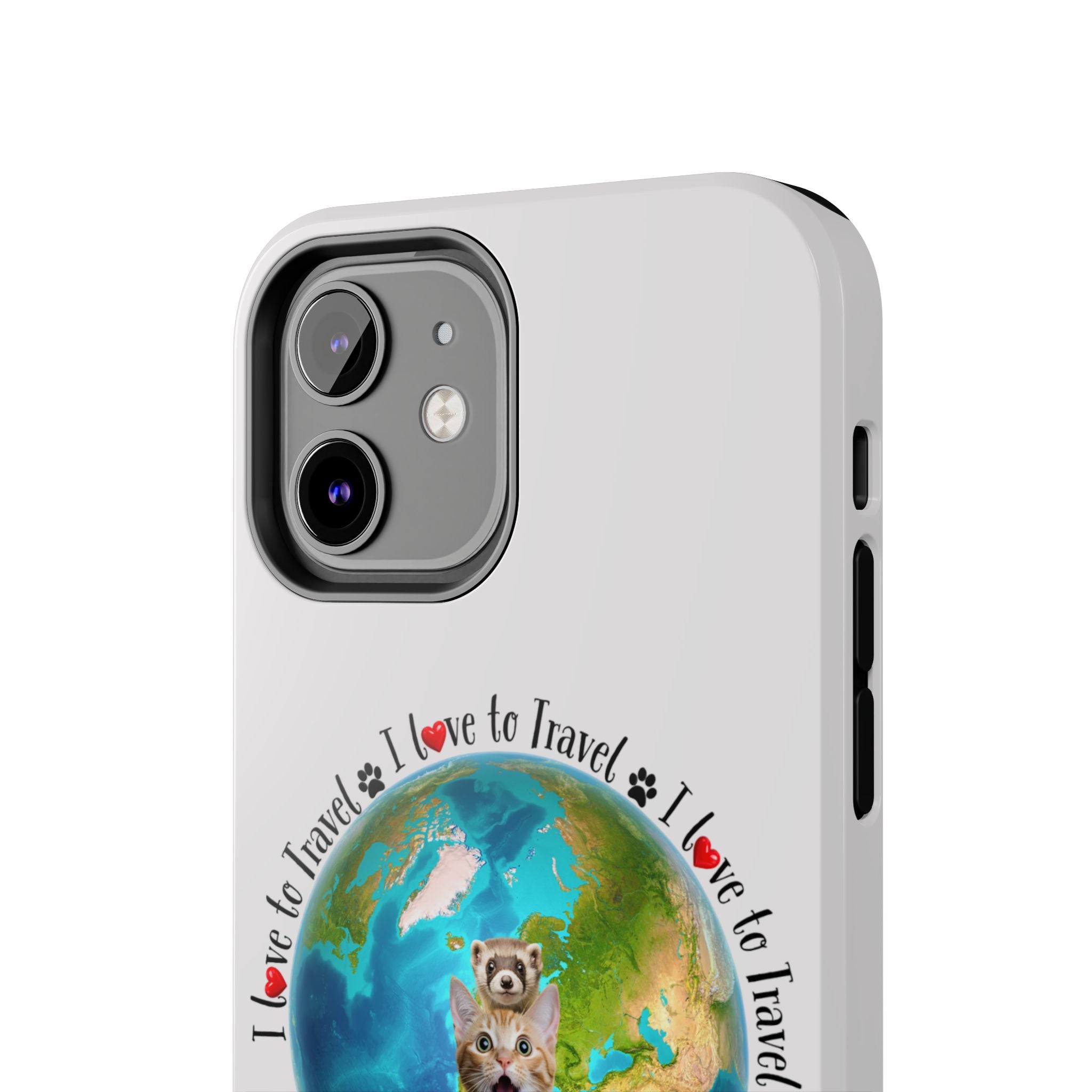 “I Love To Travel The World” - Phone Case
