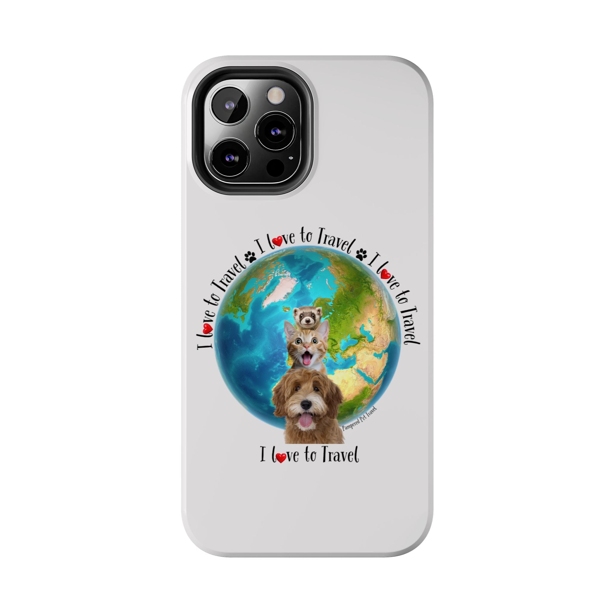 “I Love To Travel The World” - Phone Case