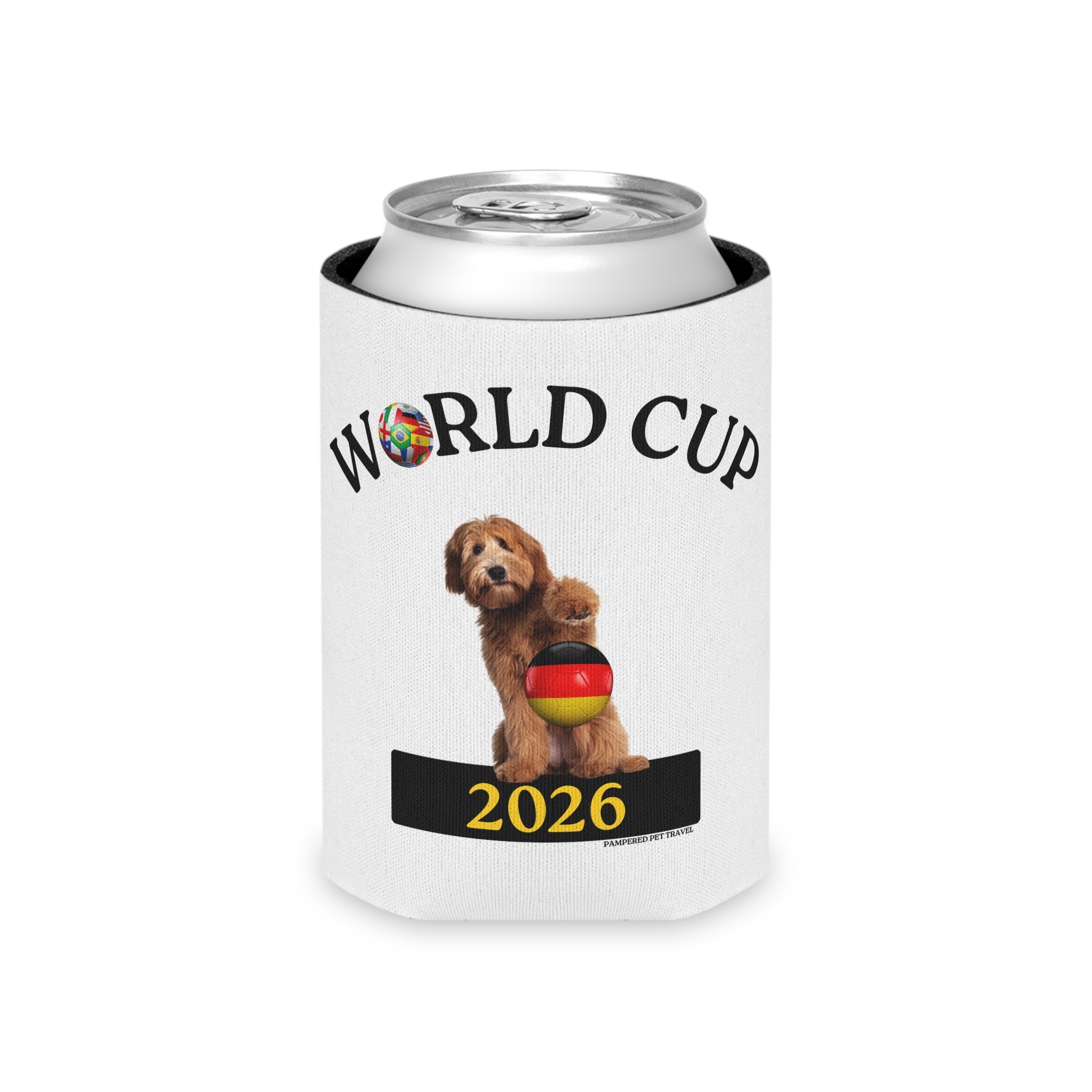 World Cup Germany Can Cooler | 2026 Soccer Ball Germany Colors