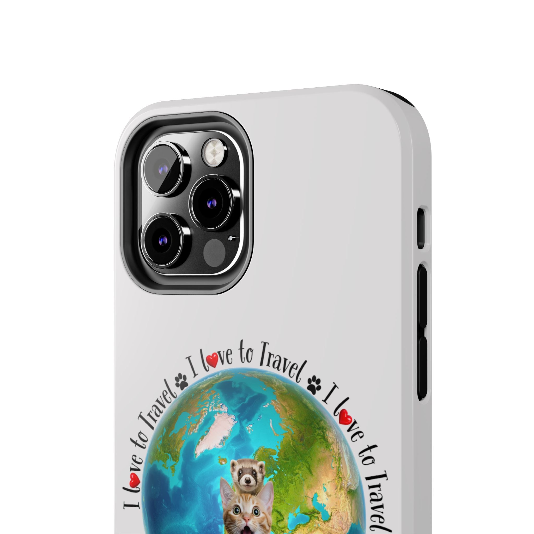 “I Love To Travel The World” - Phone Case