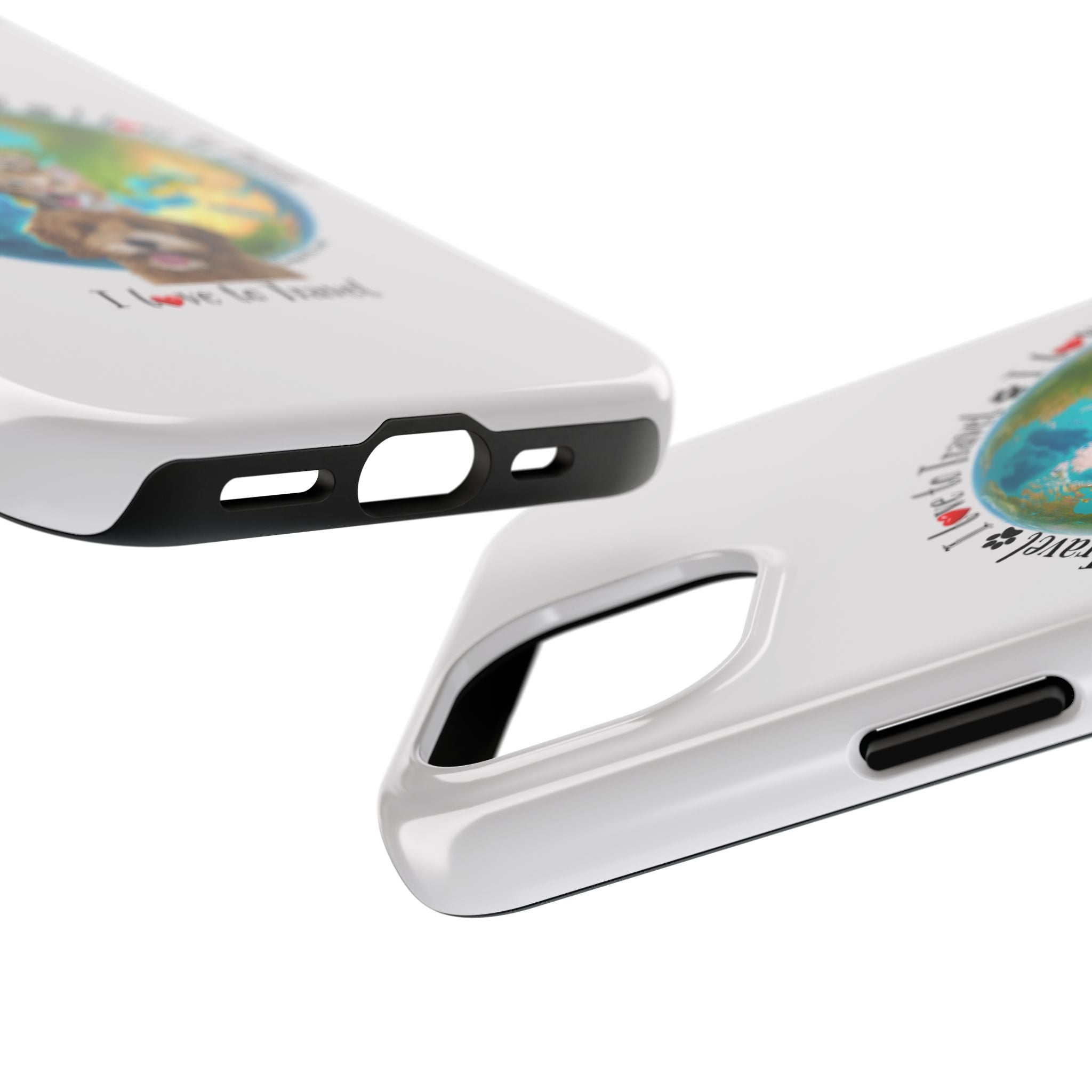 “I Love To Travel The World” - Phone Case