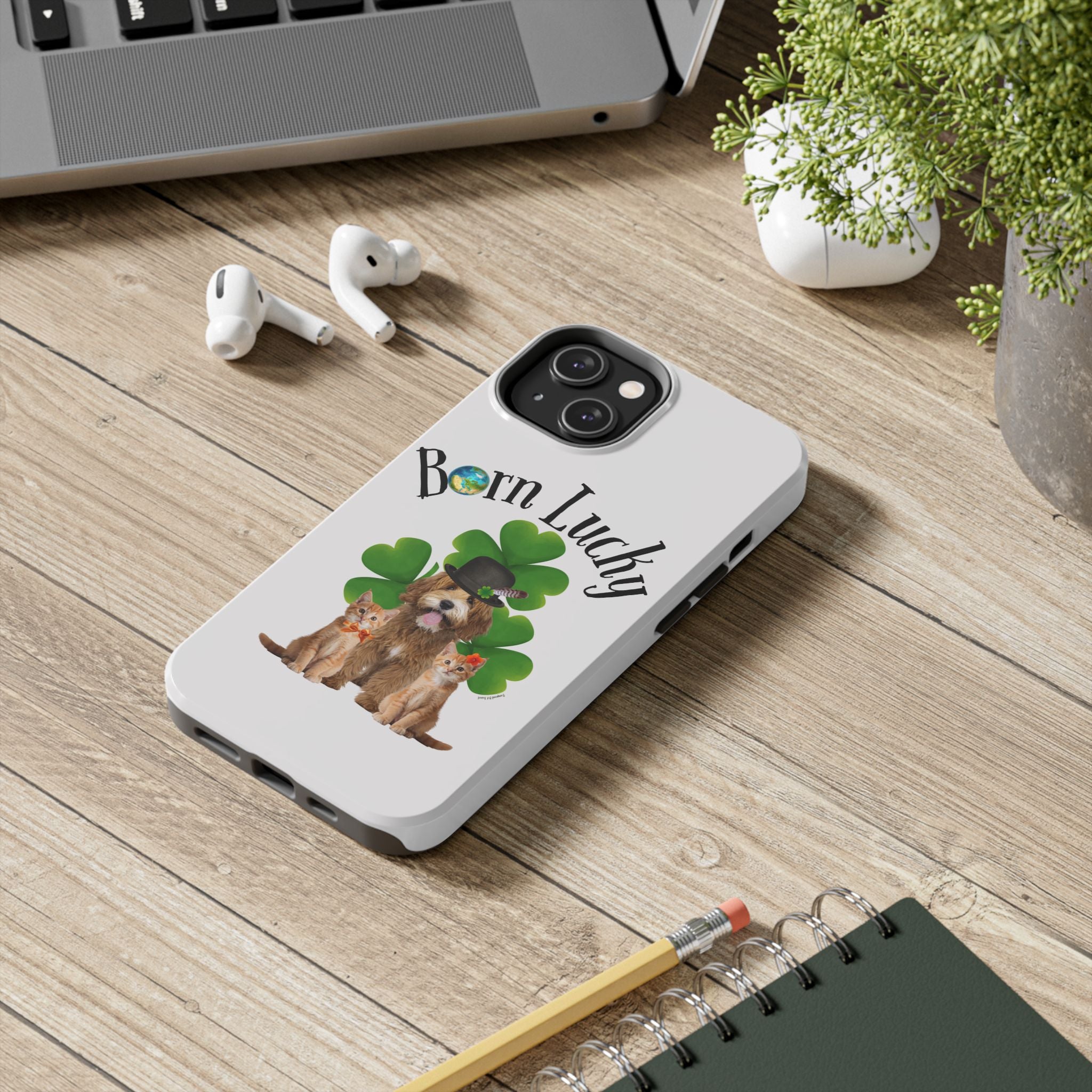 “Born Lucky” - Phone Case