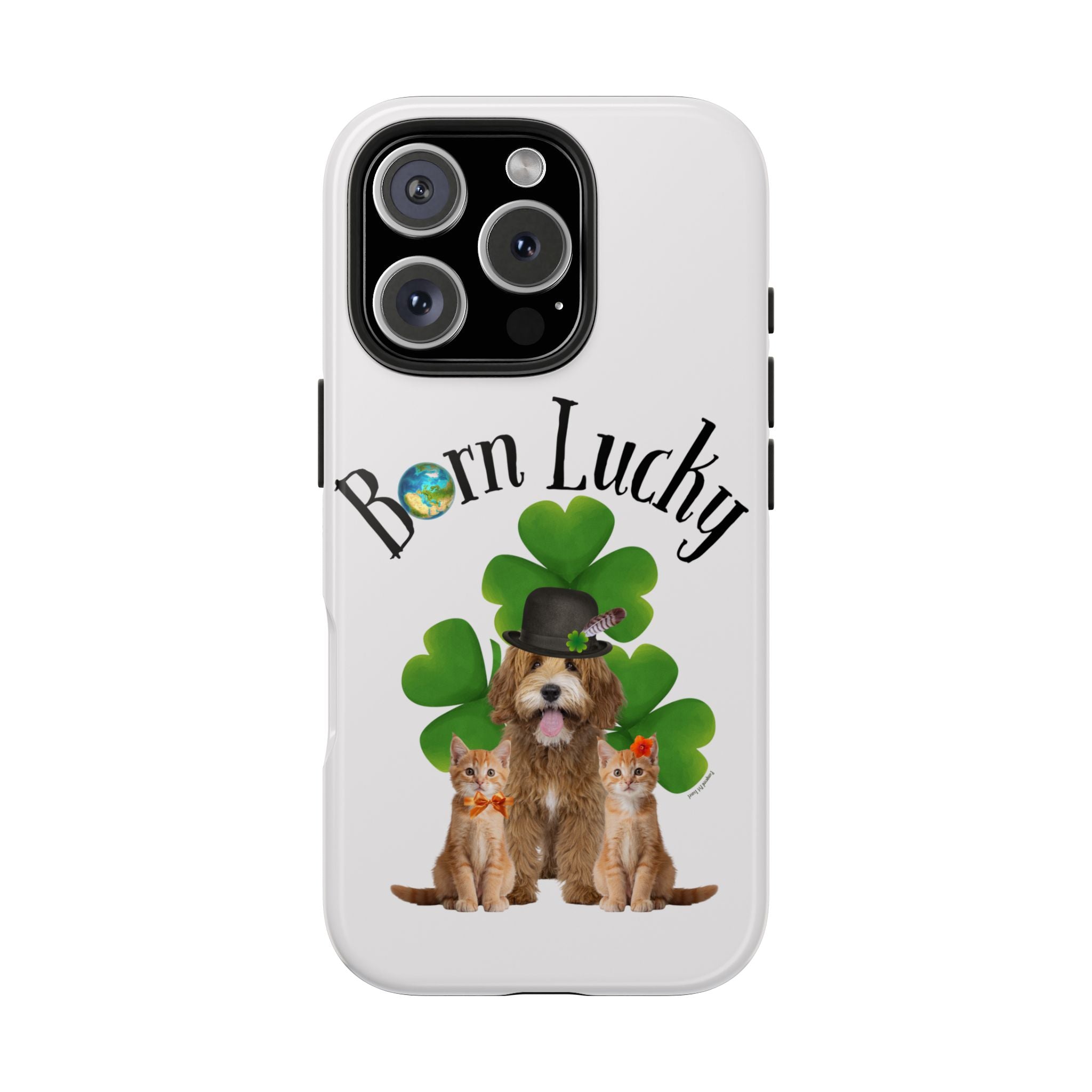 “Born Lucky” - Phone Case - More Sizes