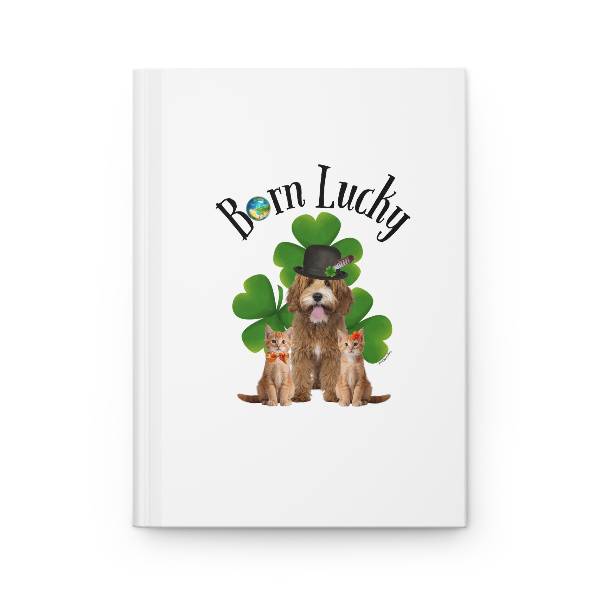 Born Lucky - Hardcover Journal