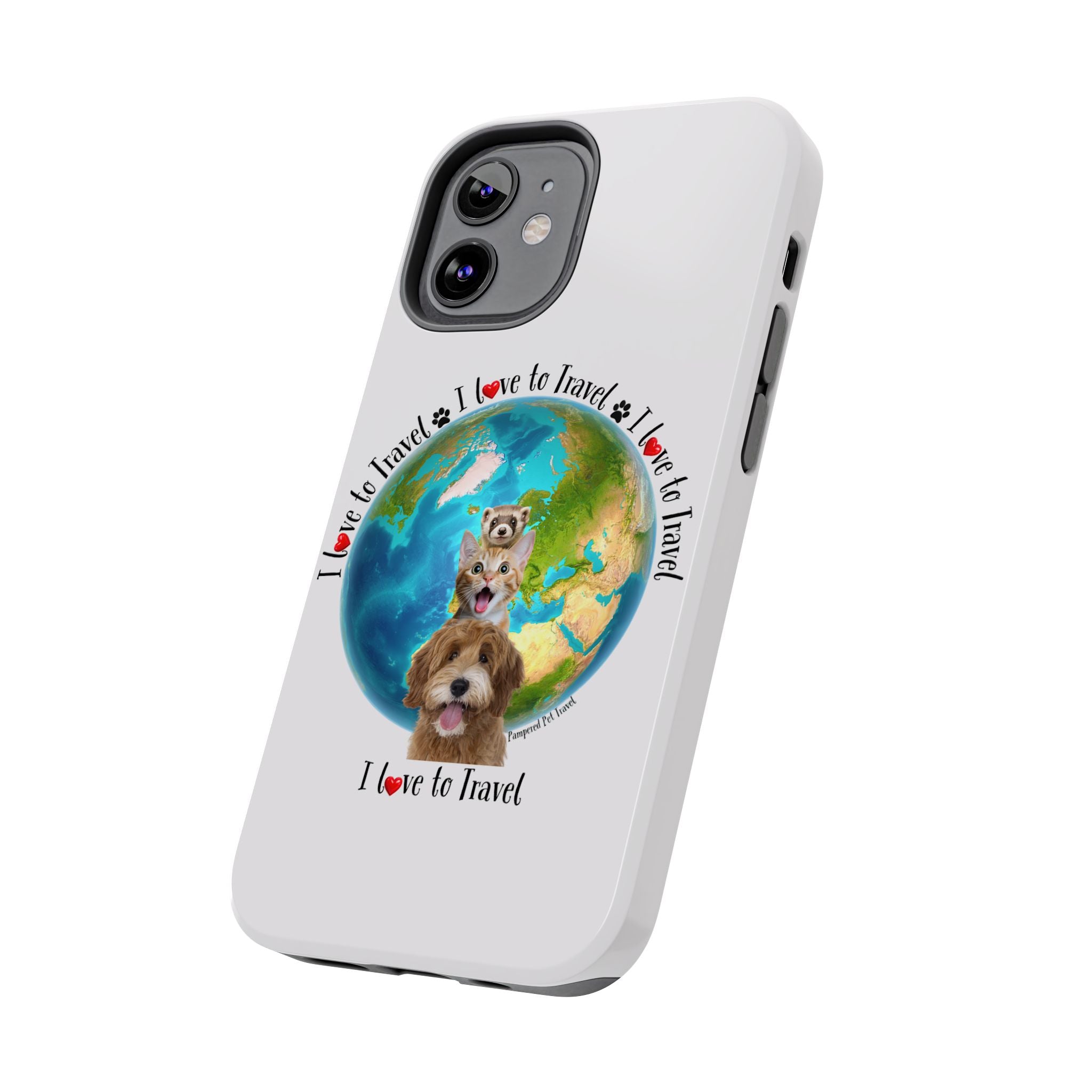 “I Love To Travel The World” - Phone Case