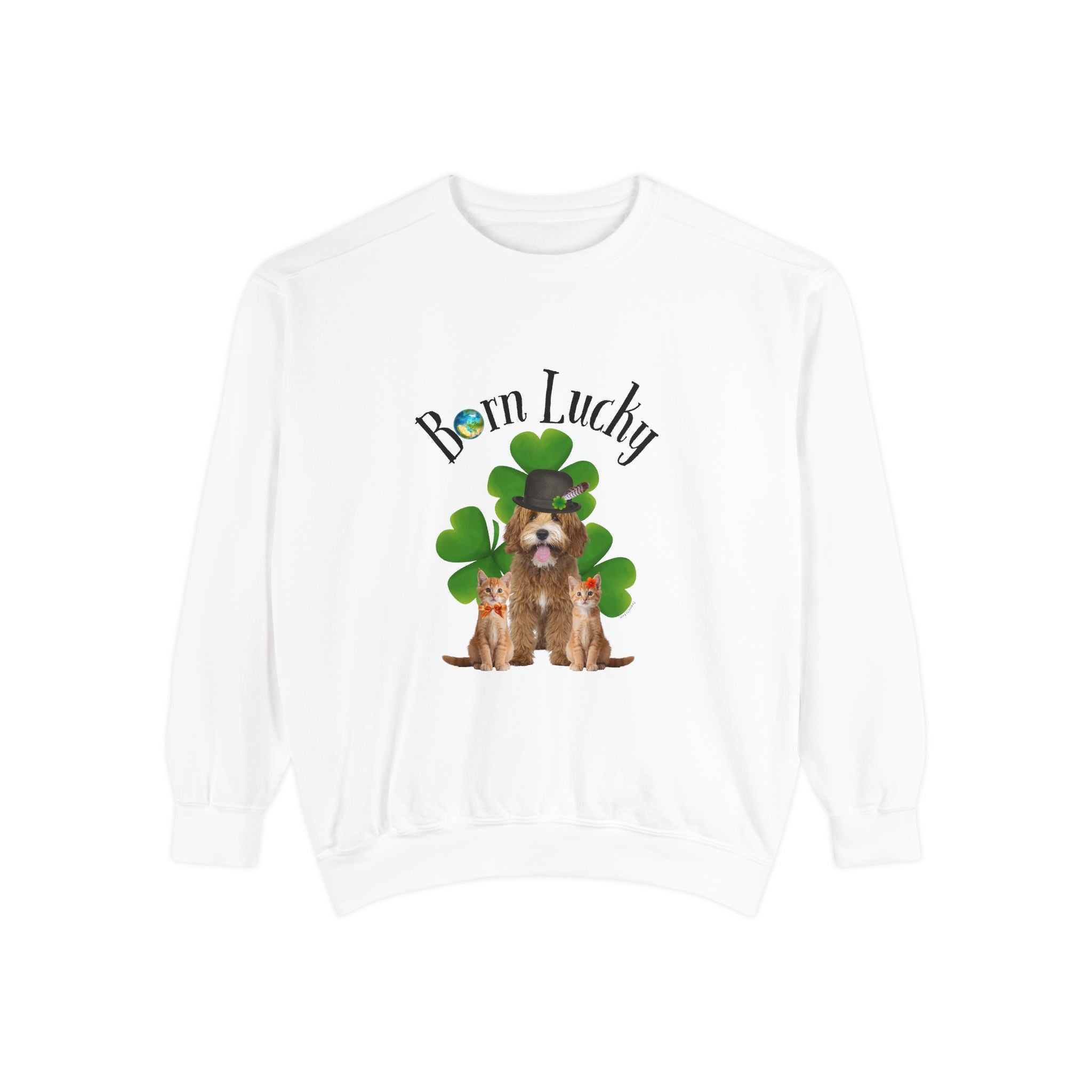 Born Lucky - Crewneck Sweatshirt