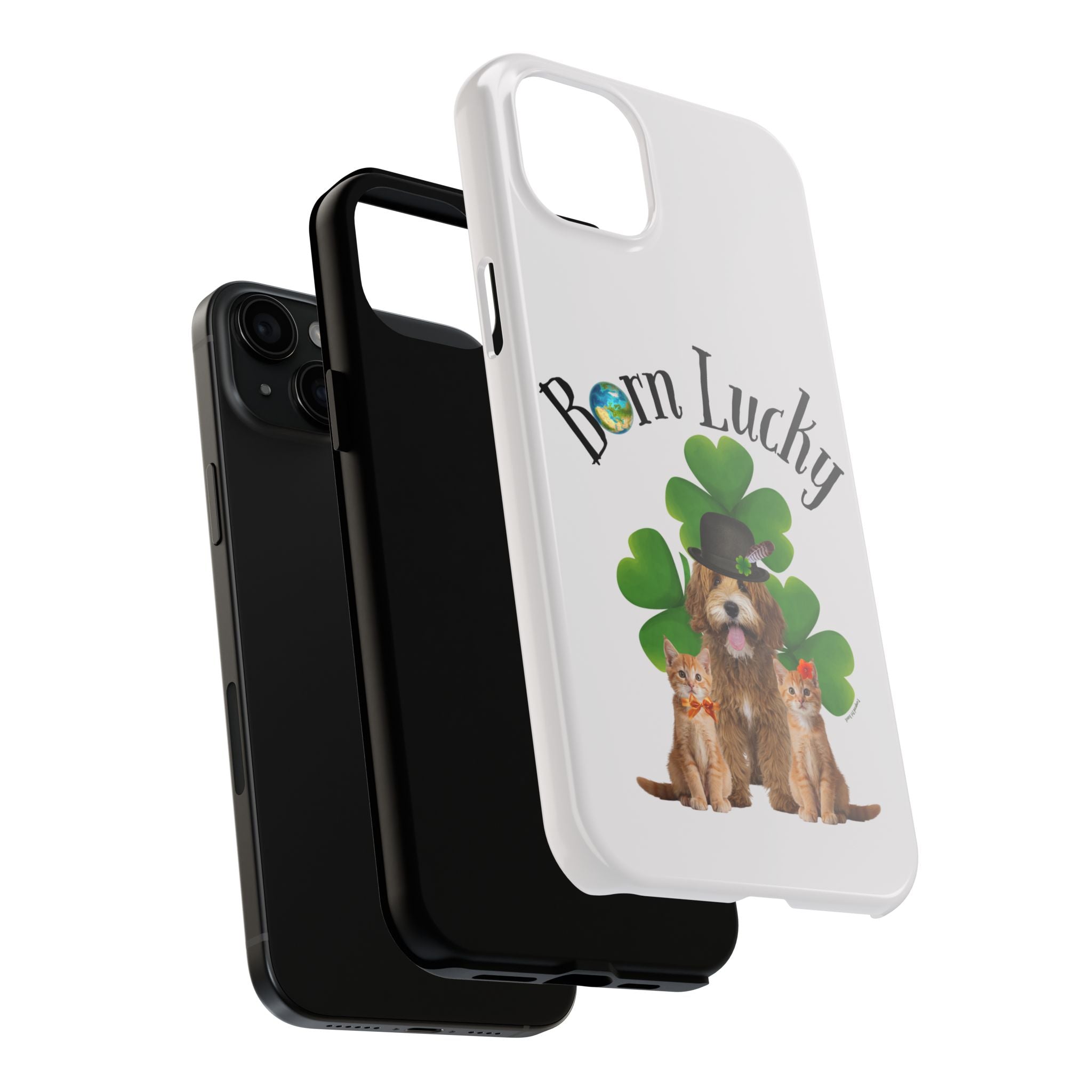 “Born Lucky” - Phone Case - More Sizes