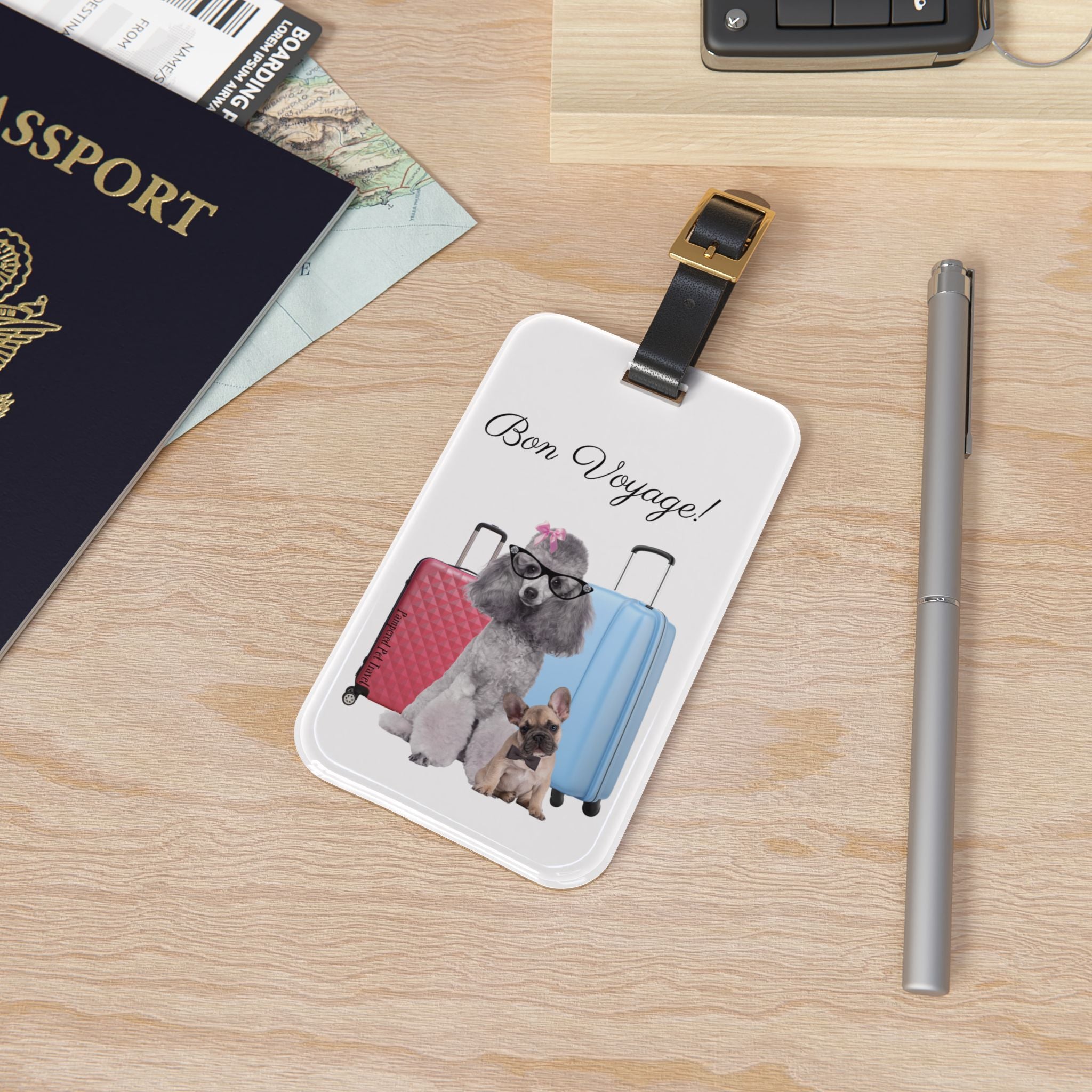 'Bon Voyage!' - Luggage Tag