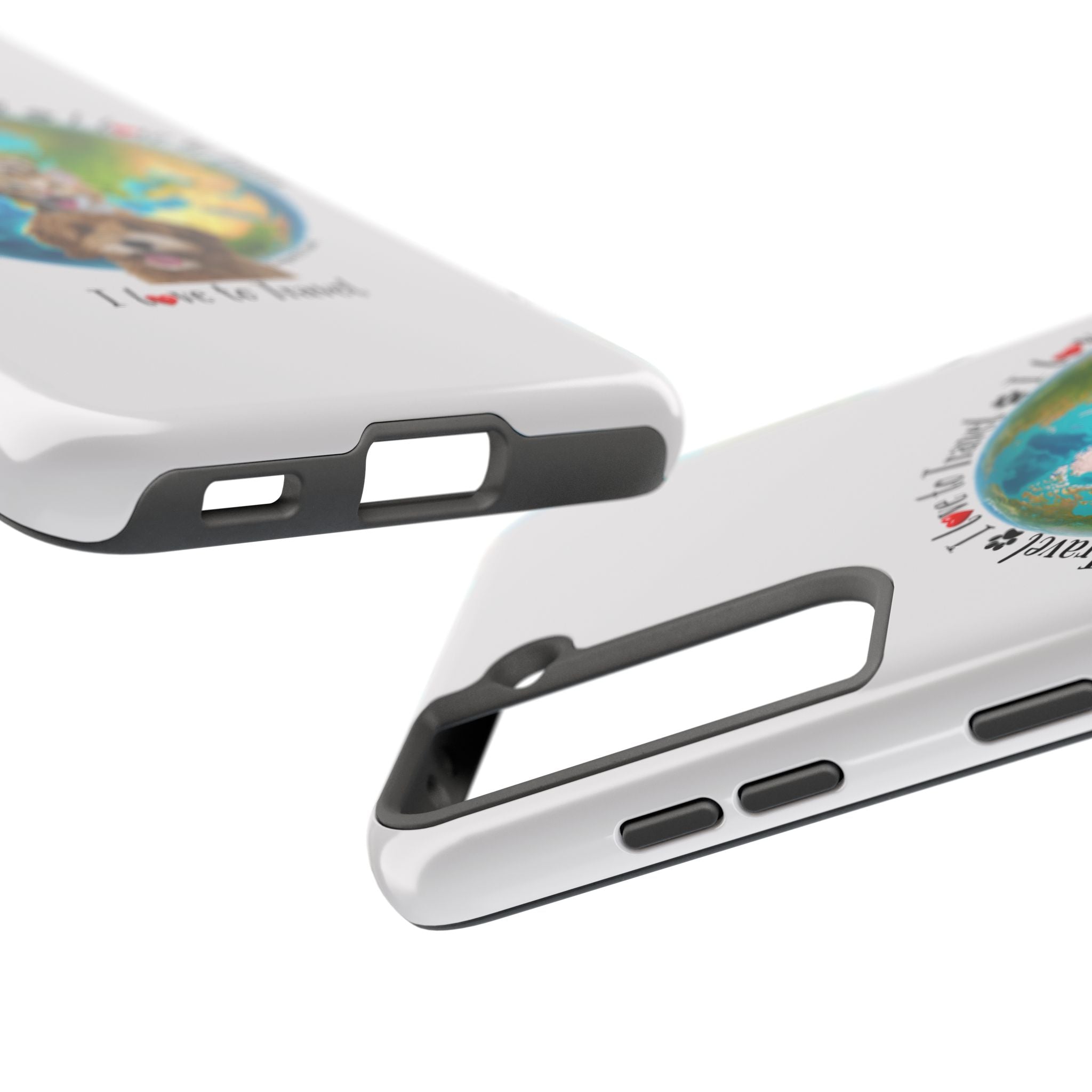 “I Love To Travel The World” - Phone Case