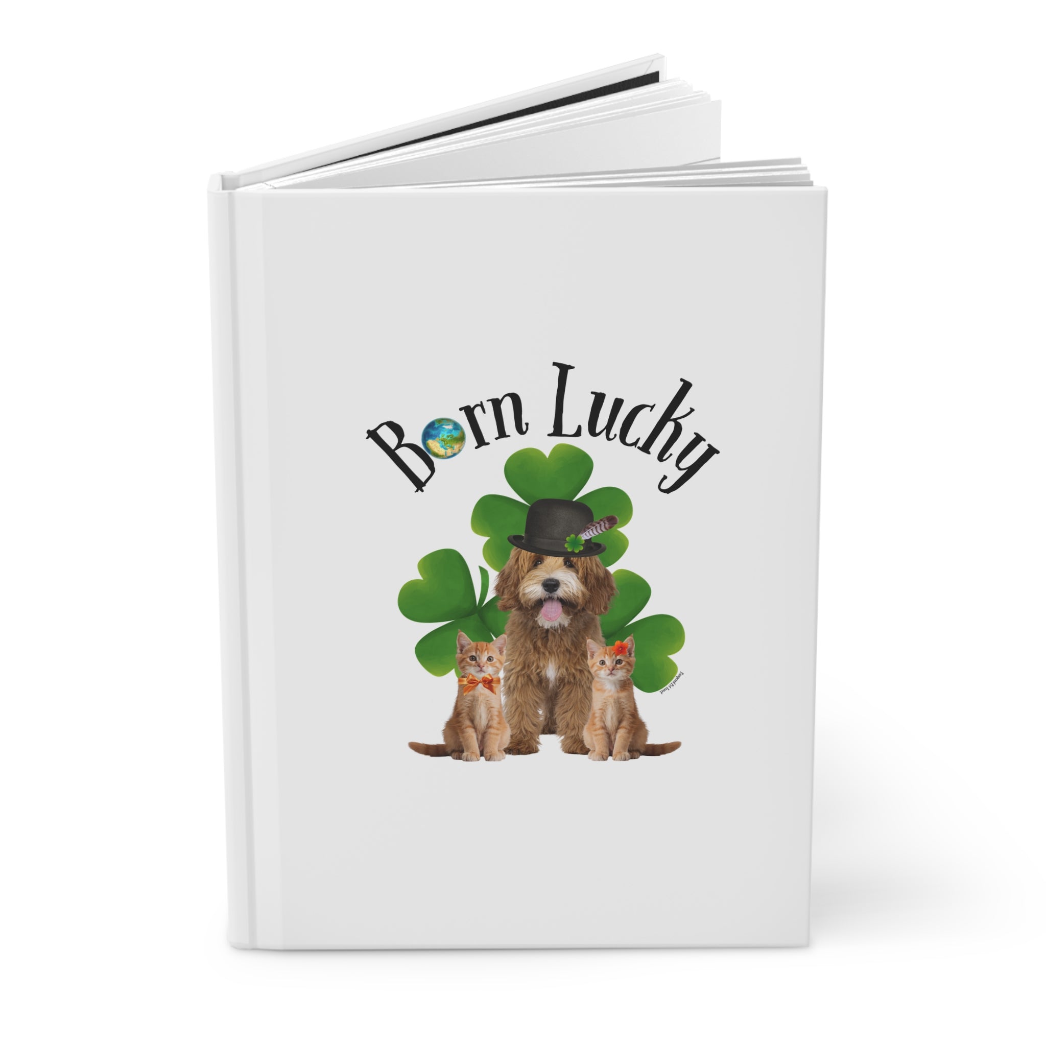 Born Lucky - Hardcover Journal