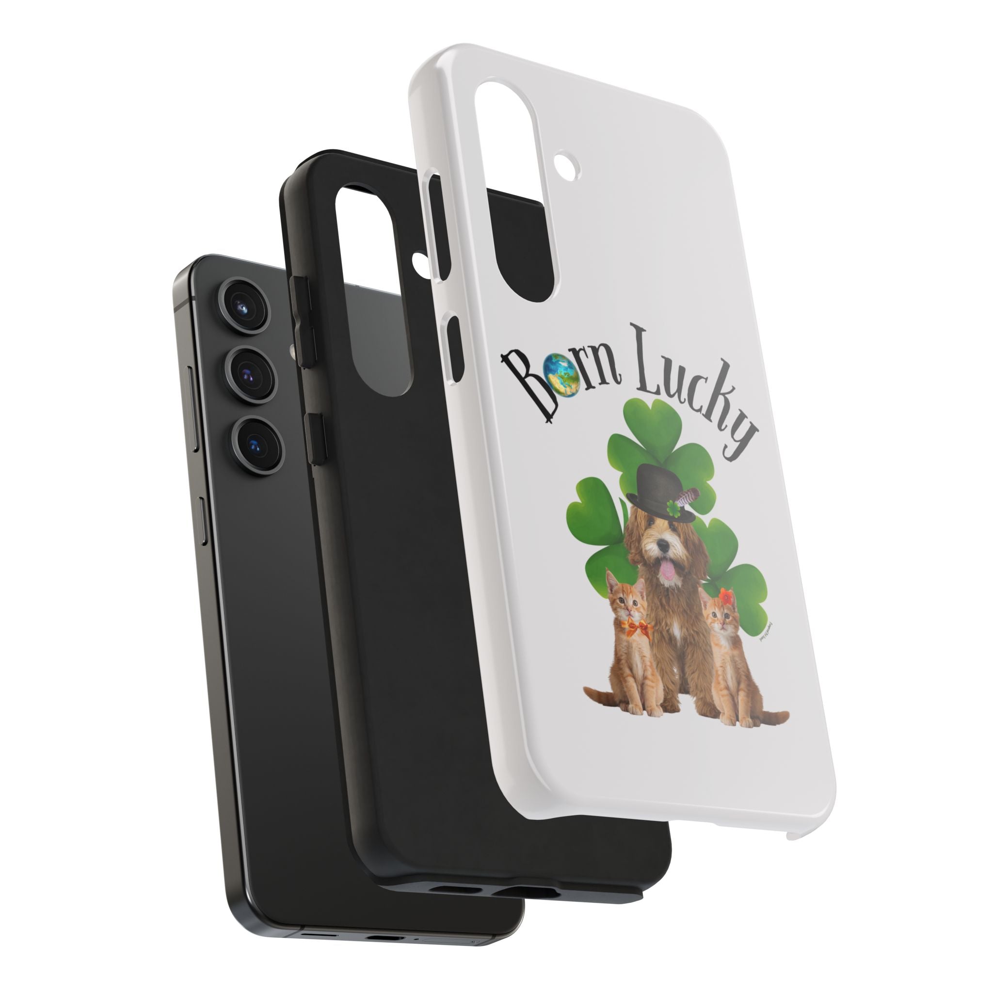 “Born Lucky” - Phone Case - More Sizes