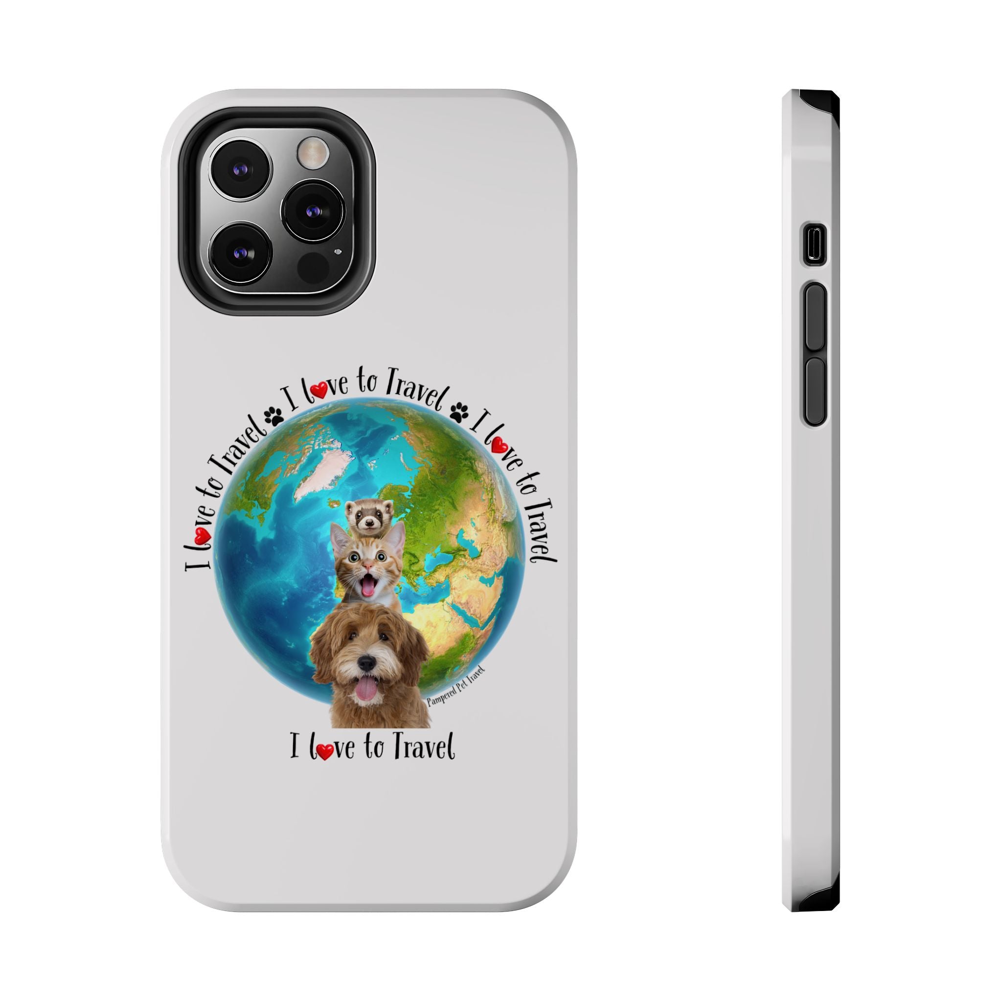 “I Love To Travel The World” - Phone Case