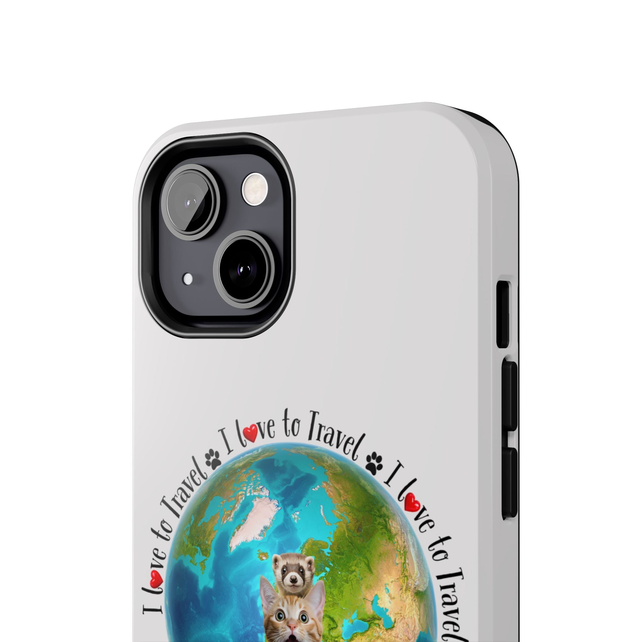 “I Love To Travel The World” - Phone Case