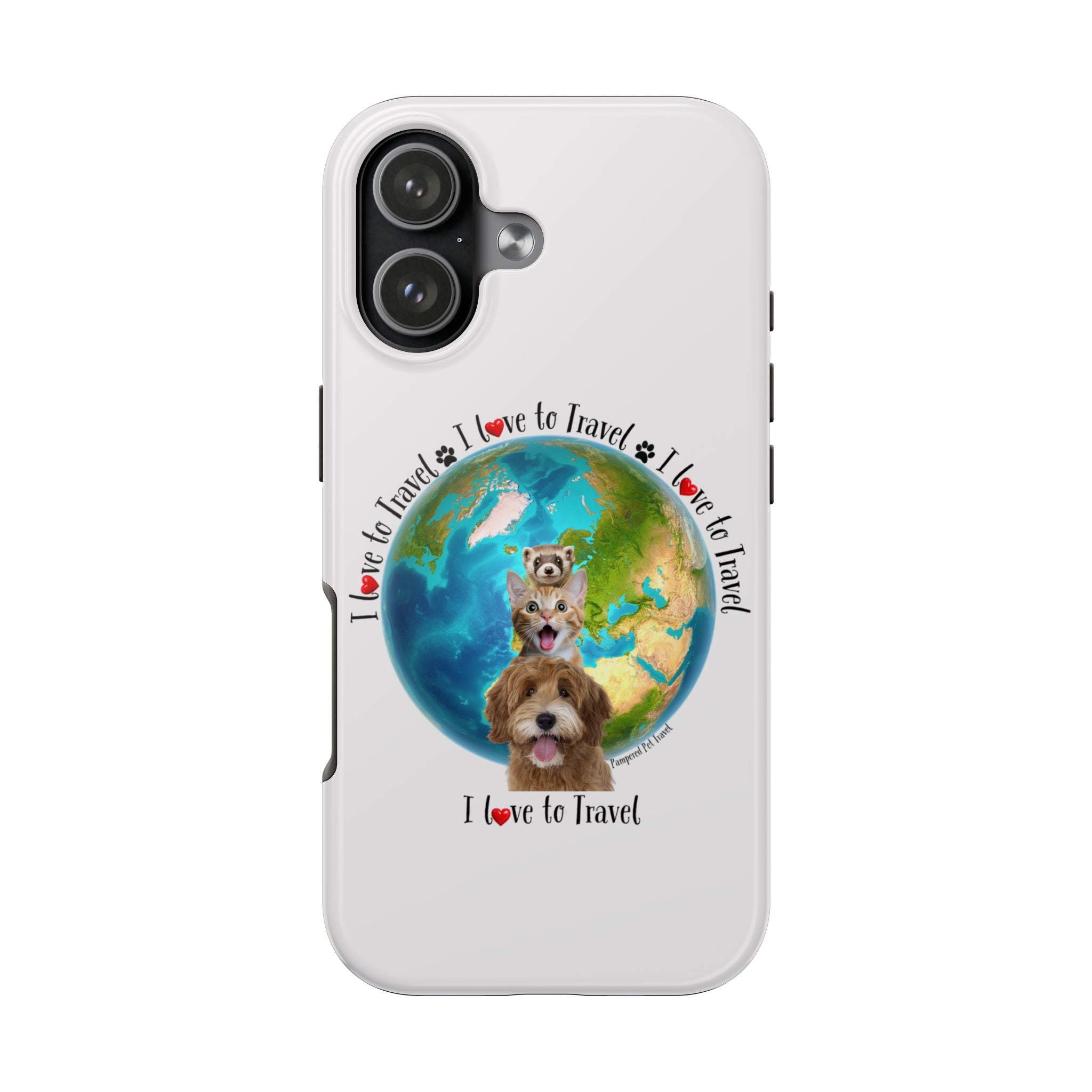 “I Love To Travel The World” - Phone Case