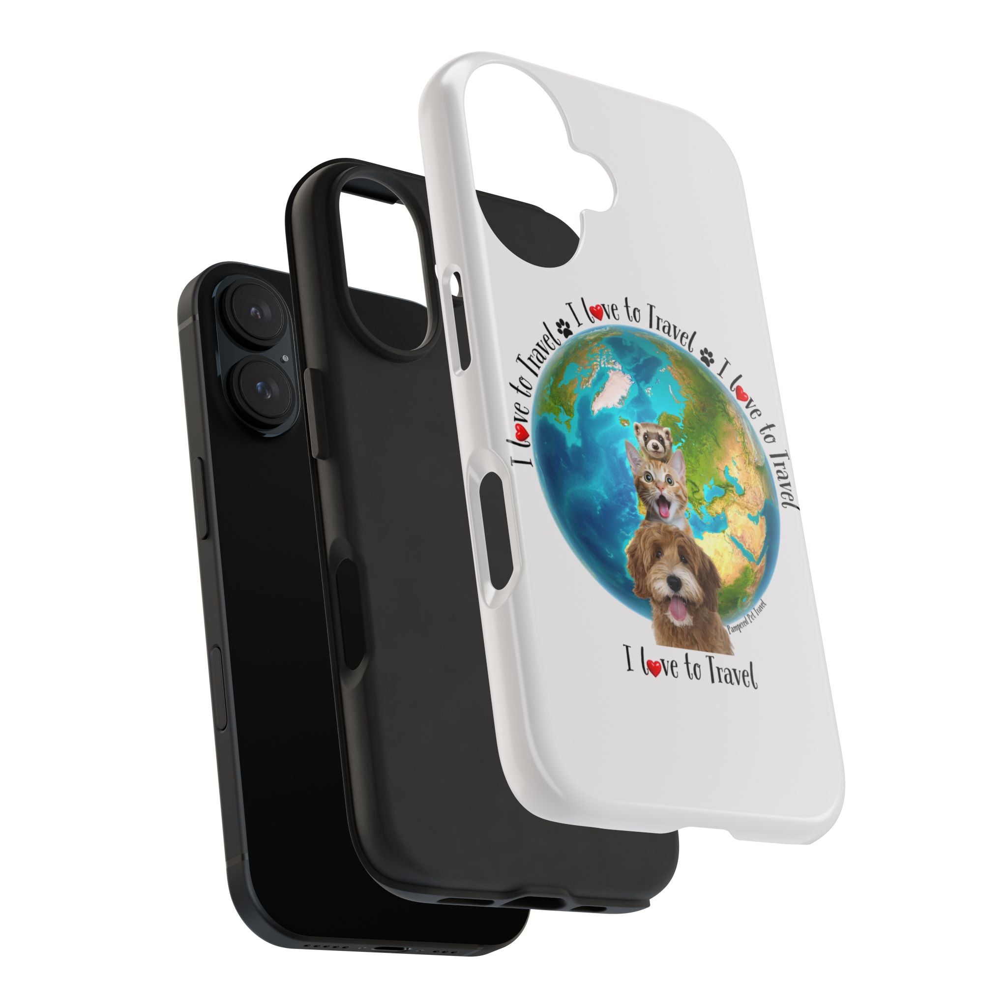 “I Love To Travel The World” - Phone Case