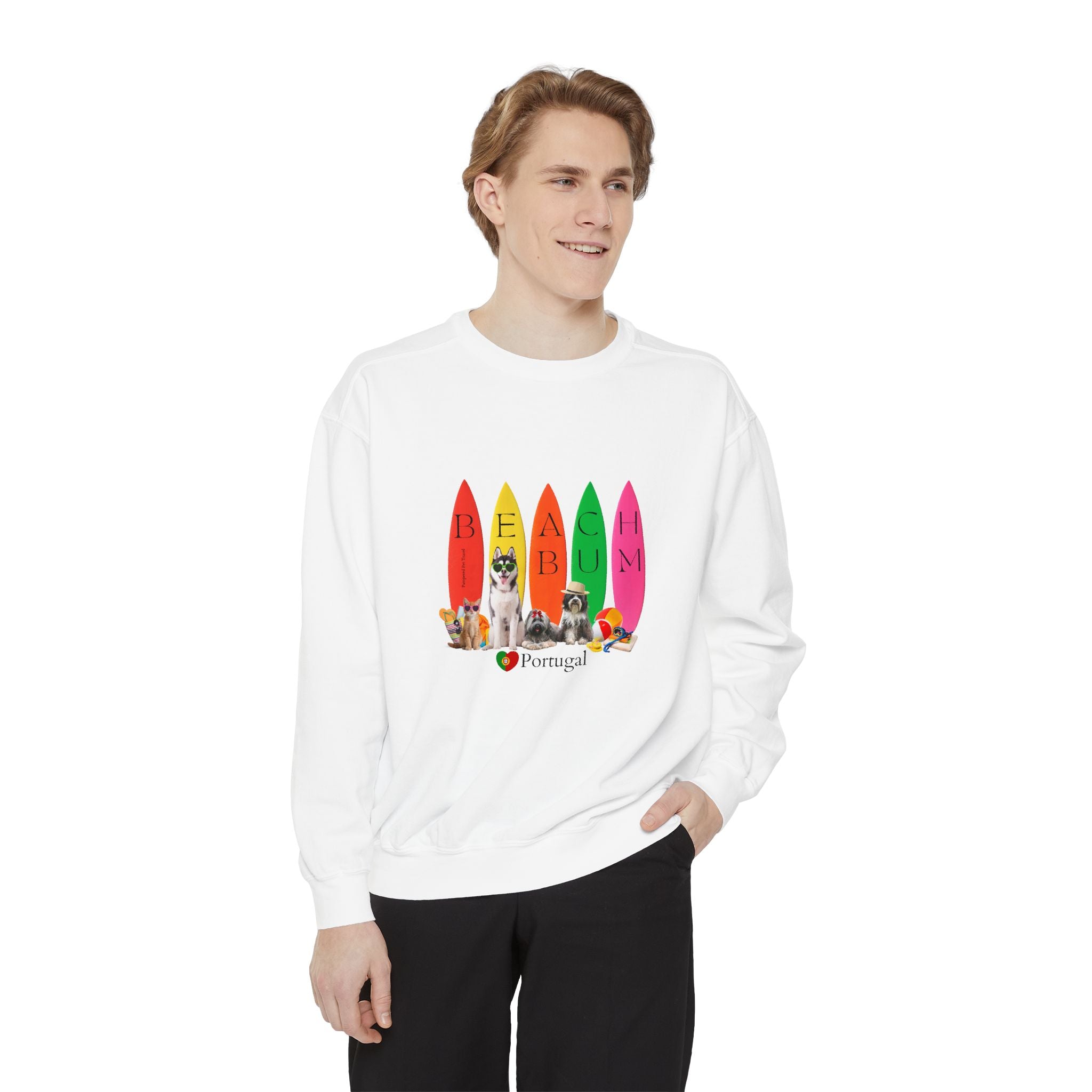 Portugal Beach Bum - Crewneck Sweatshirt