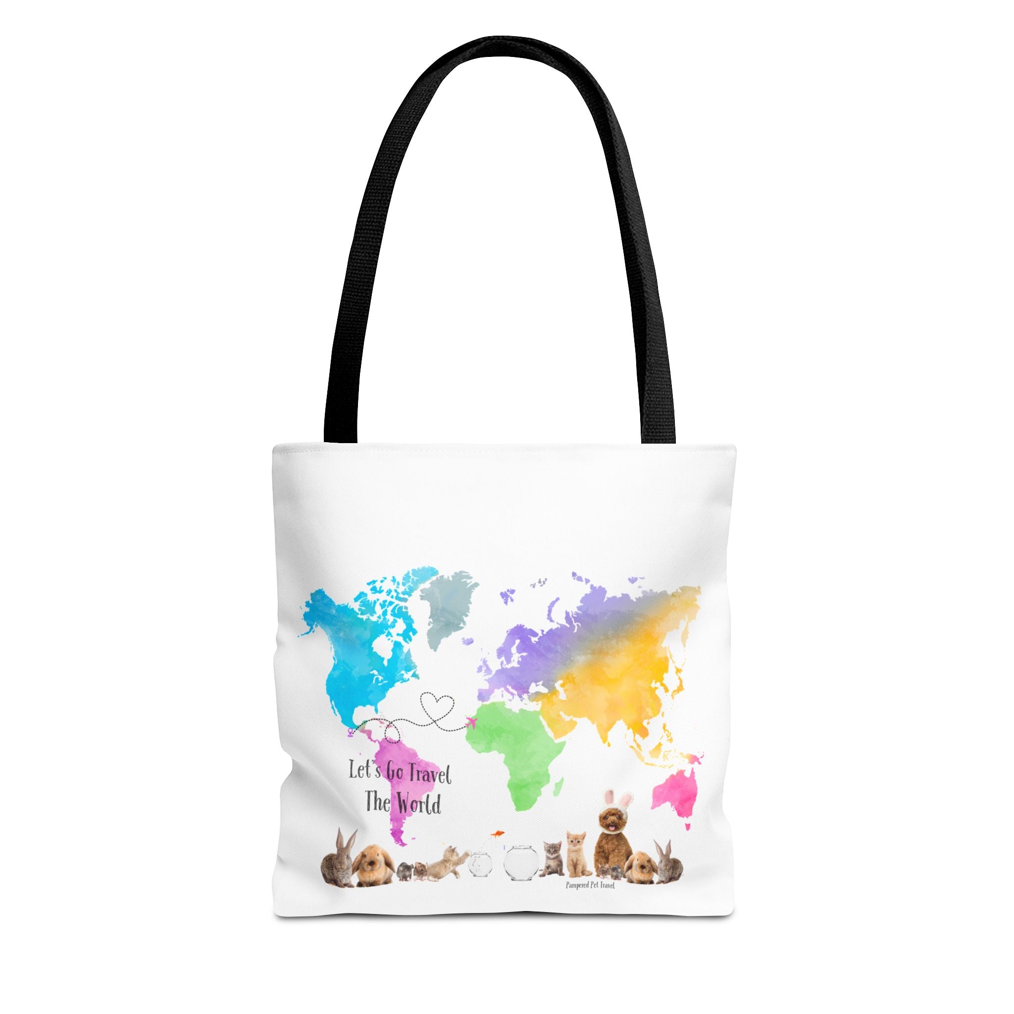 "Let's Go Travel The World" Tote Bag