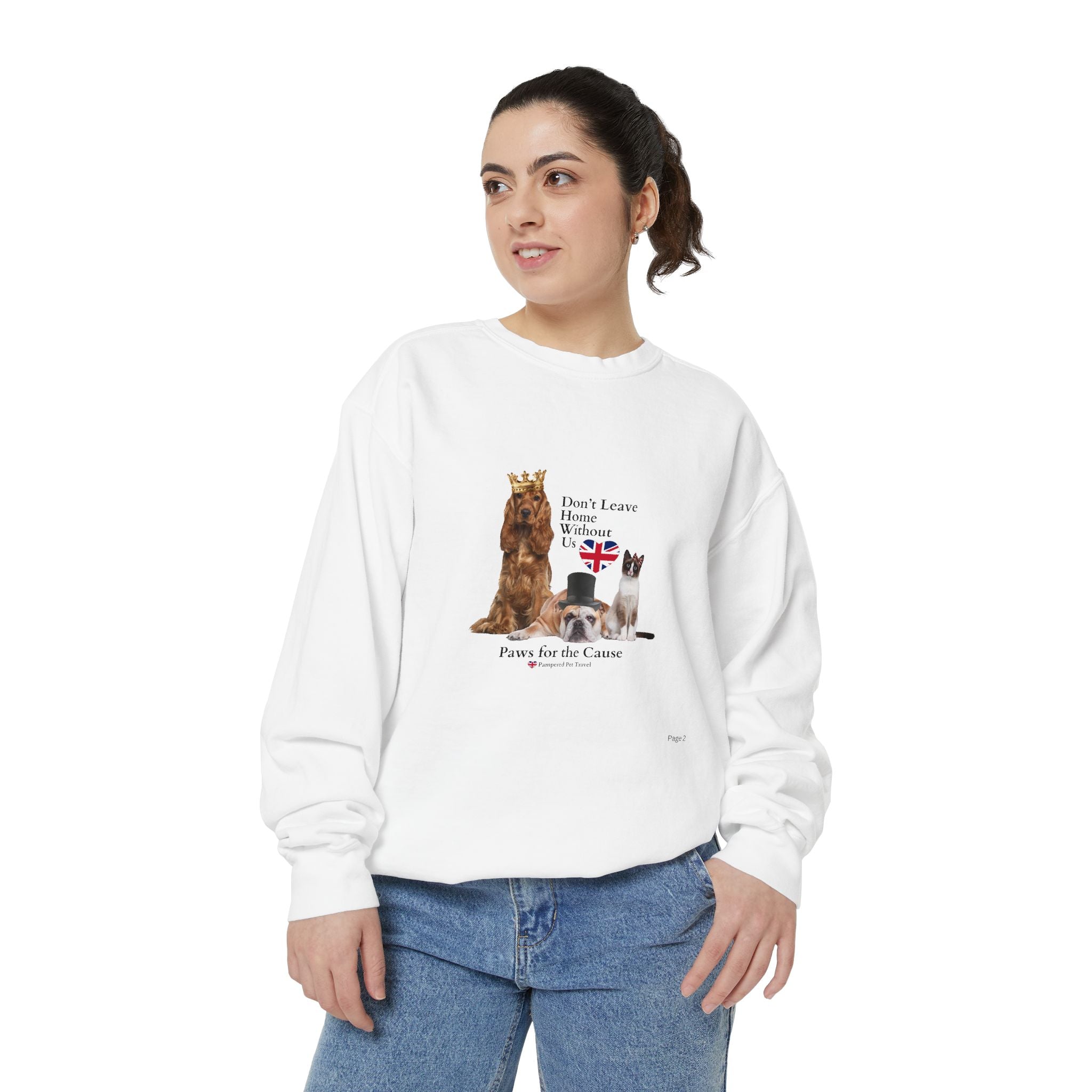 Don't Leave Home Without Us UK - Crewneck Sweatshirt