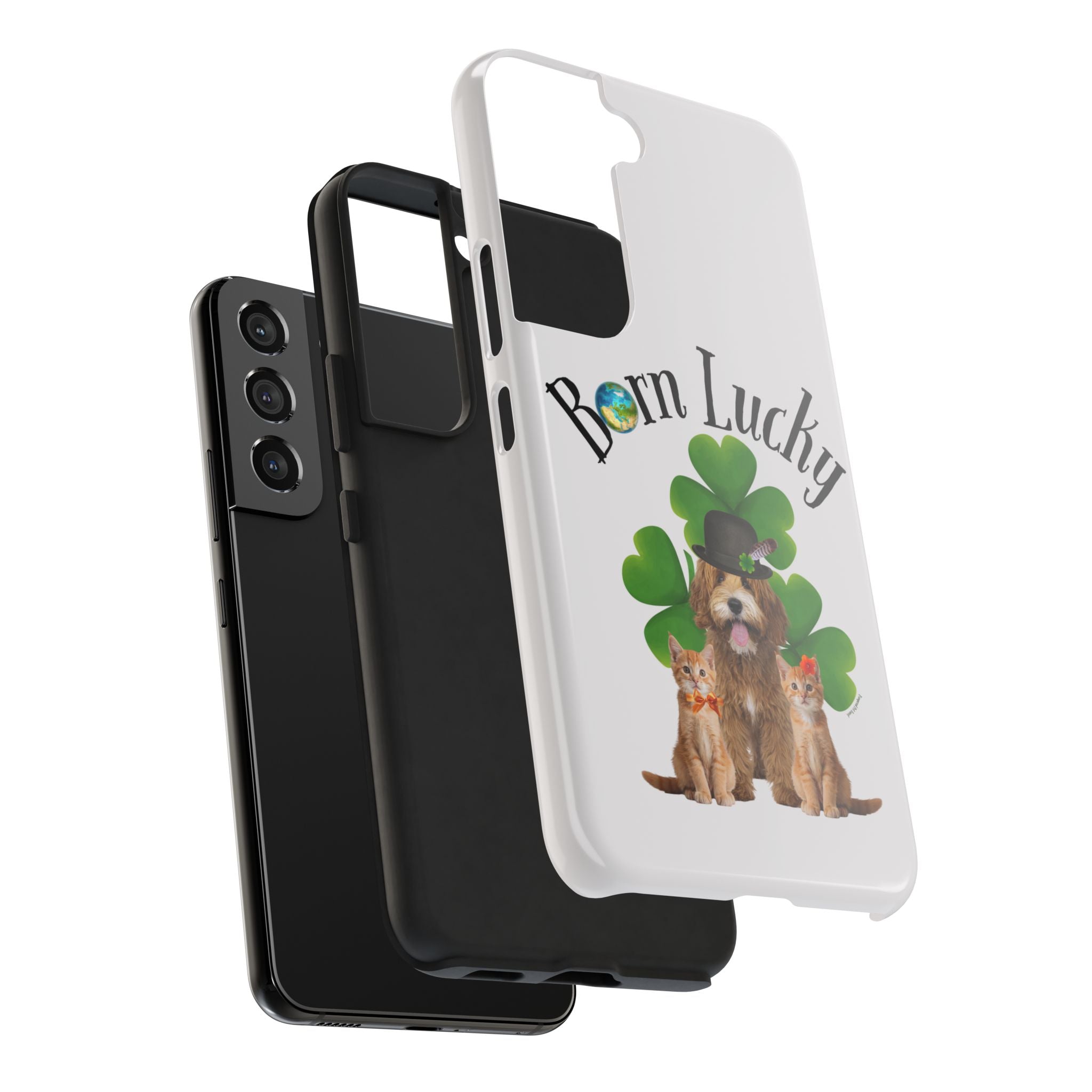 “Born Lucky” - Phone Case - More Sizes