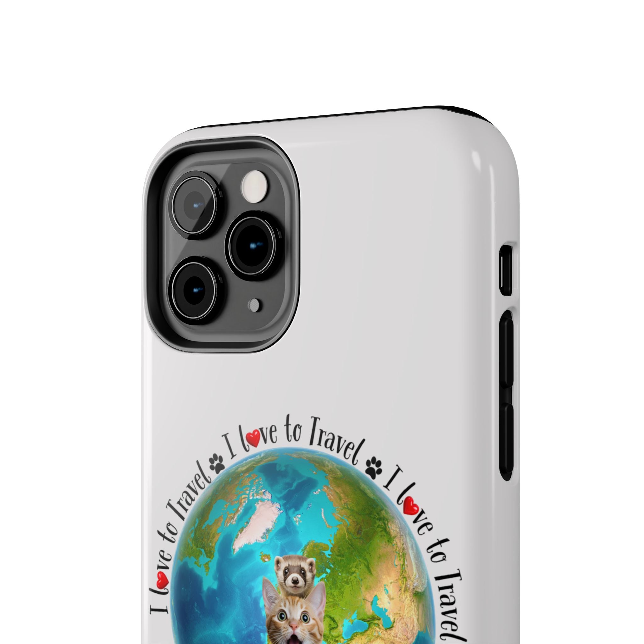 “I Love To Travel The World” - Phone Case