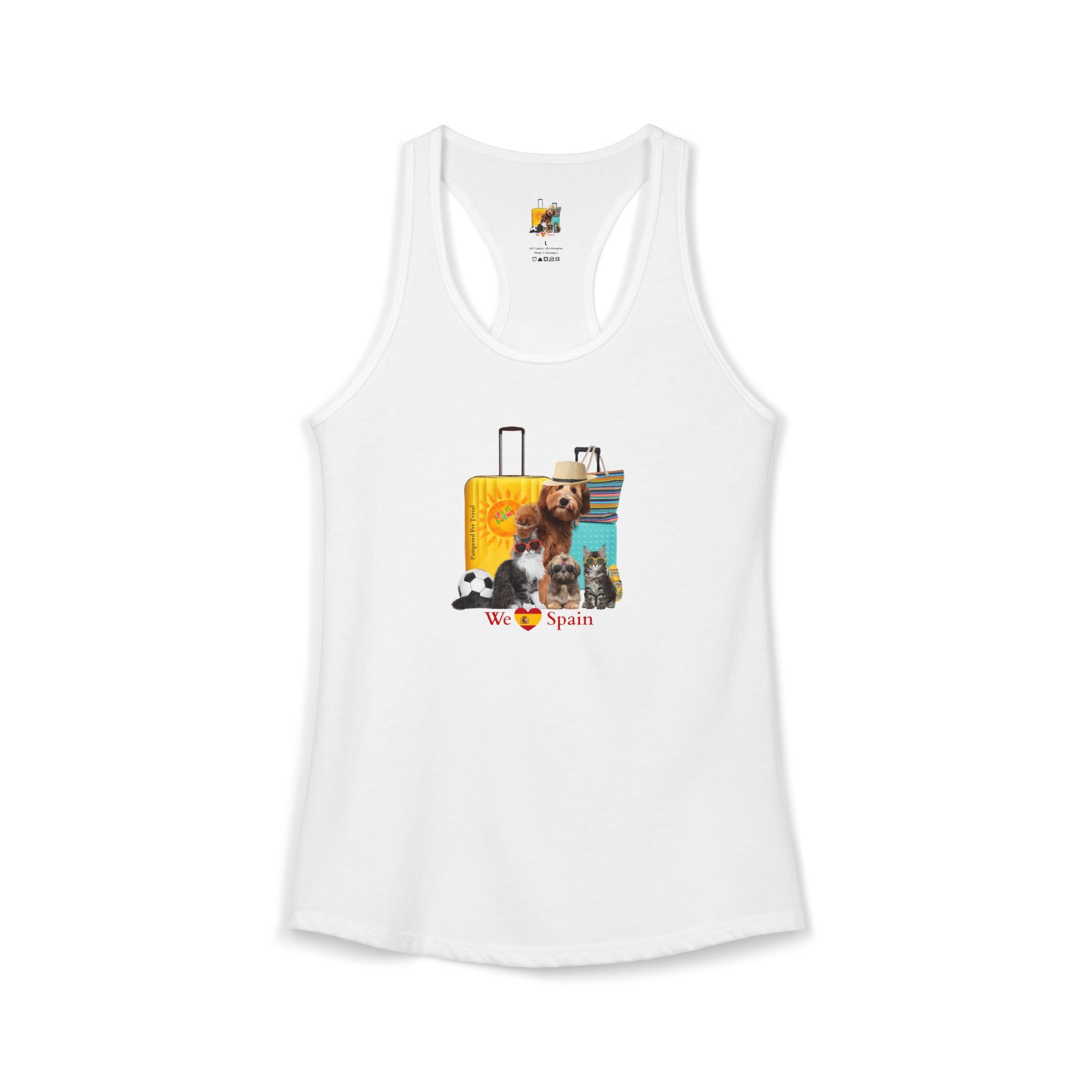 We Love Spain -  Women's Ideal Racerback Tank