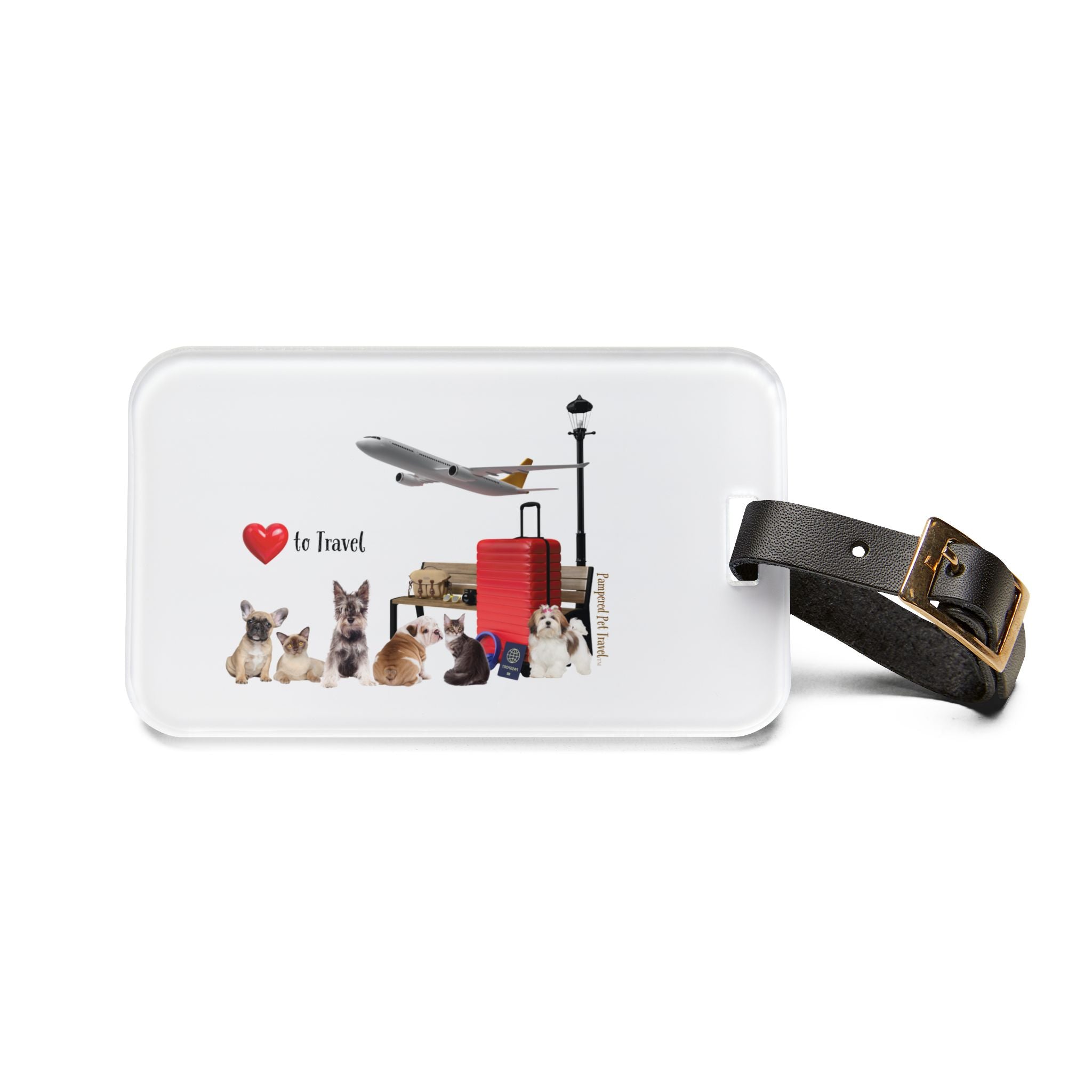 “Love to Travel”  Luggage Tag