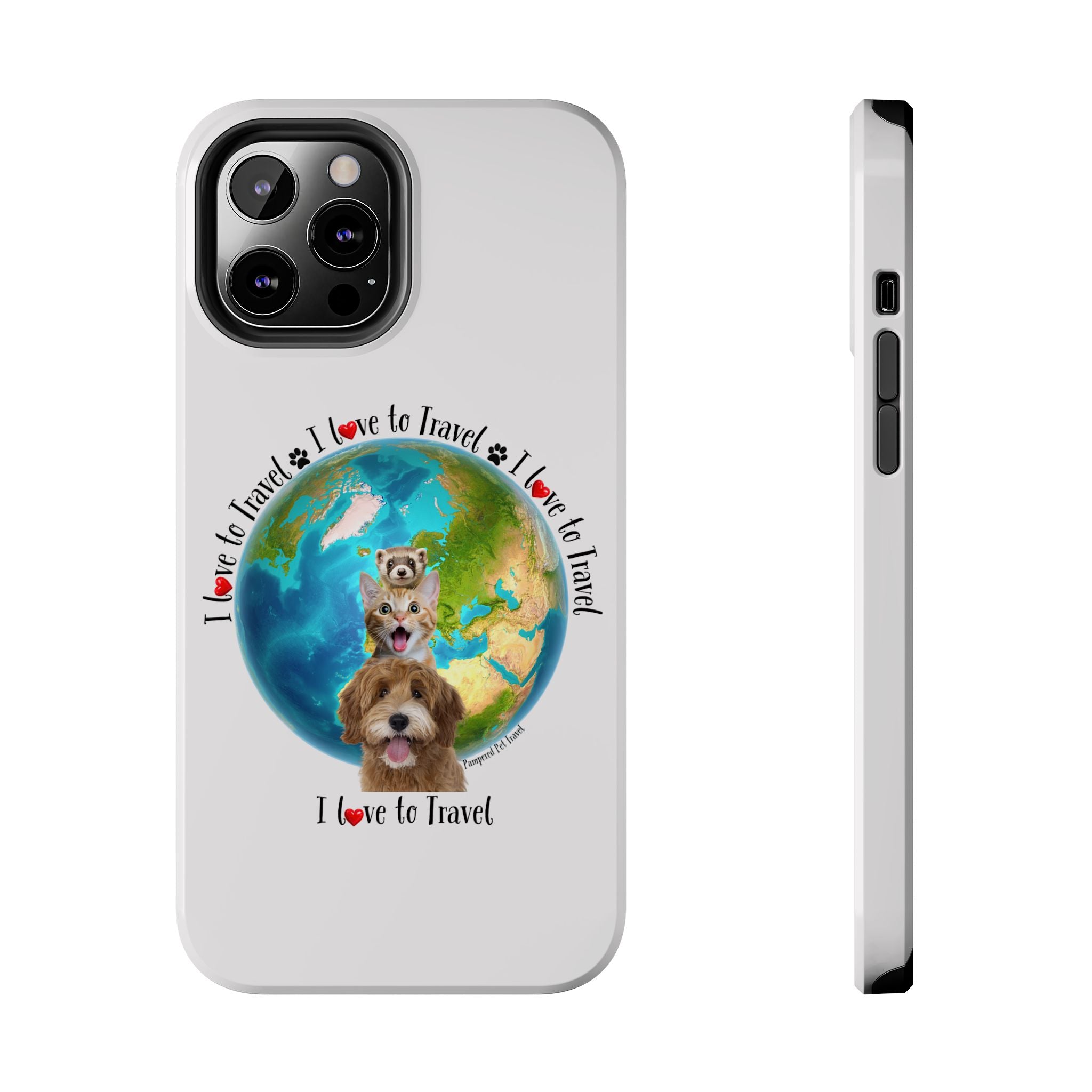 “I Love To Travel The World” - Phone Case