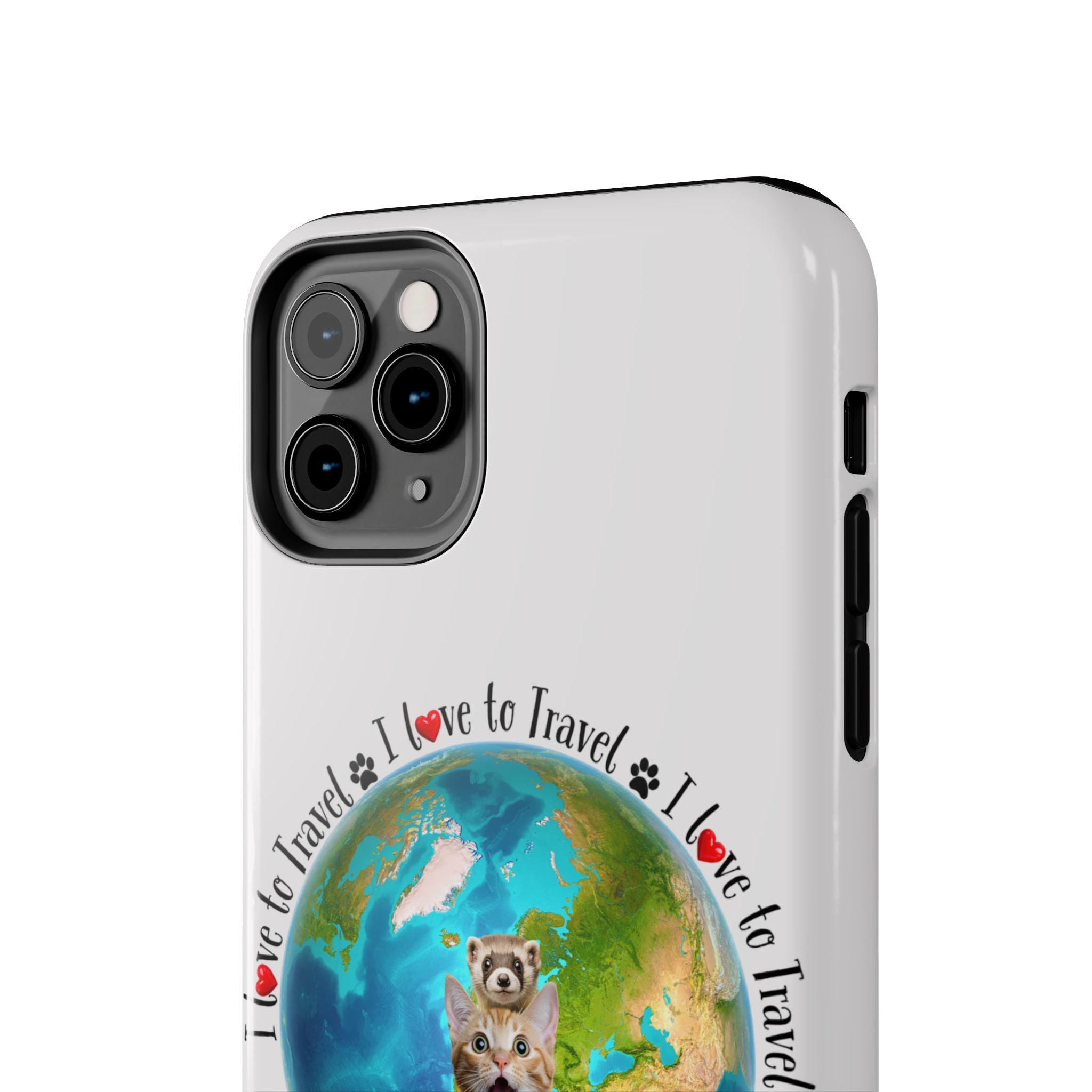 “I Love To Travel The World” - Phone Case