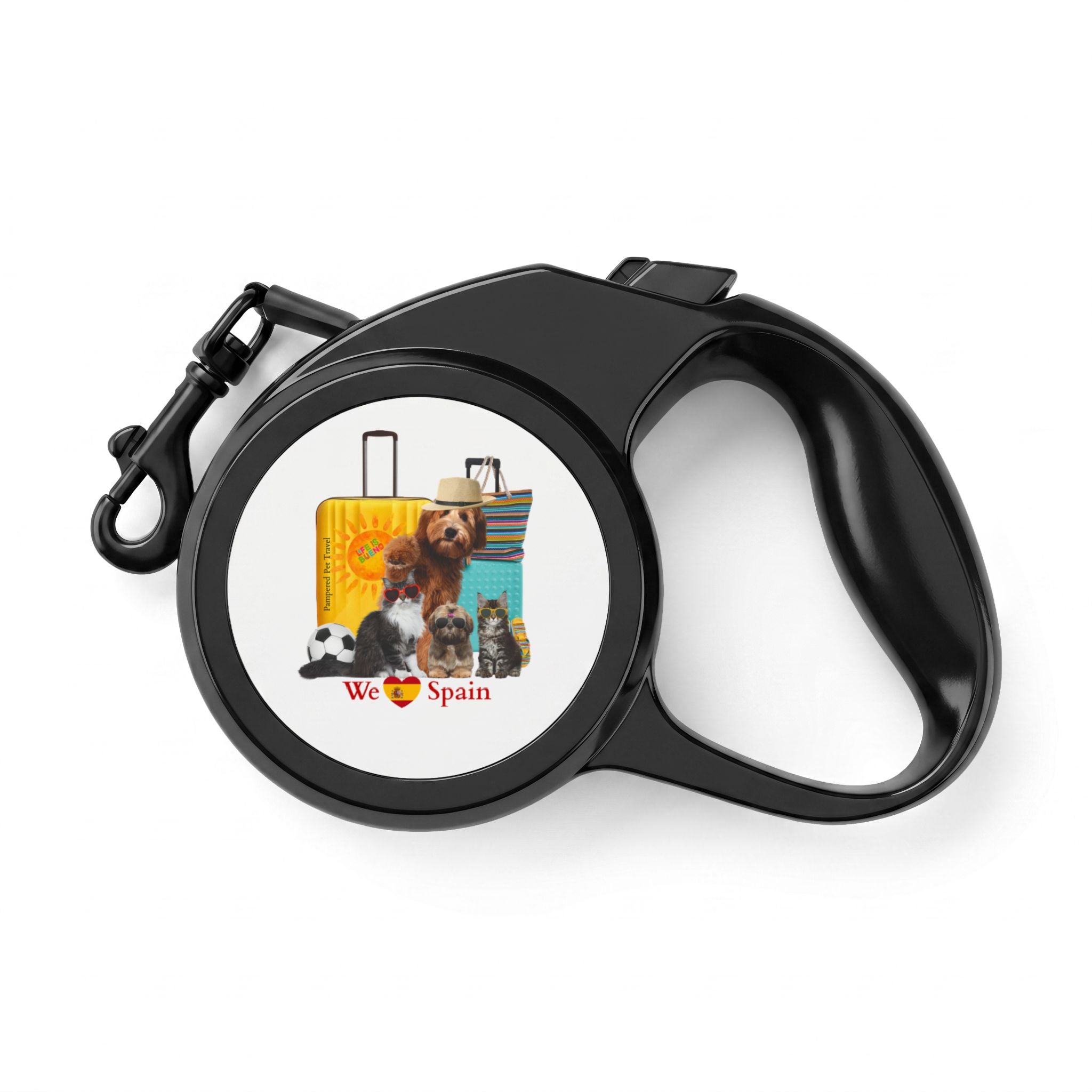 We Love Spain - Retractable Pet Leash