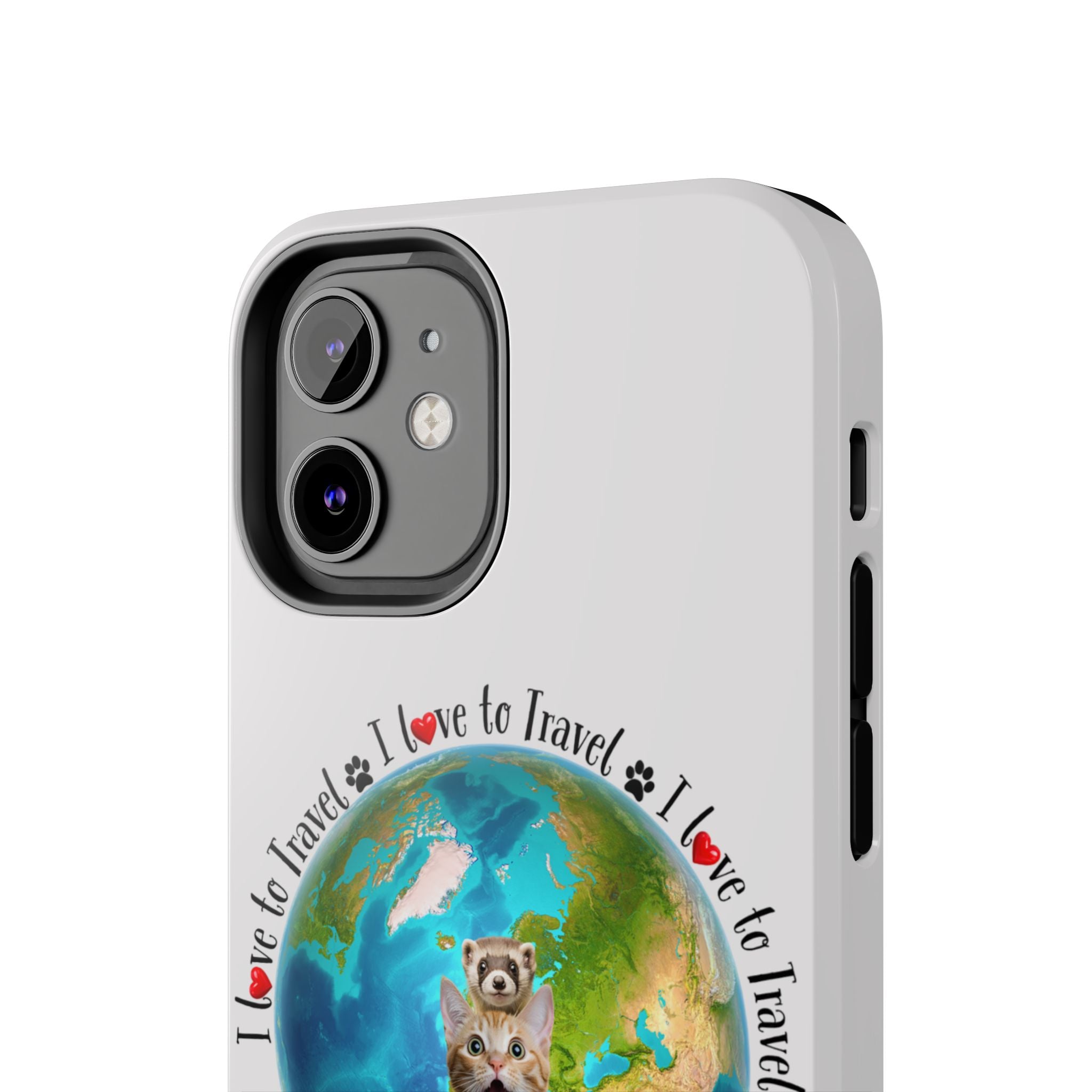 “I Love To Travel The World” - Phone Case