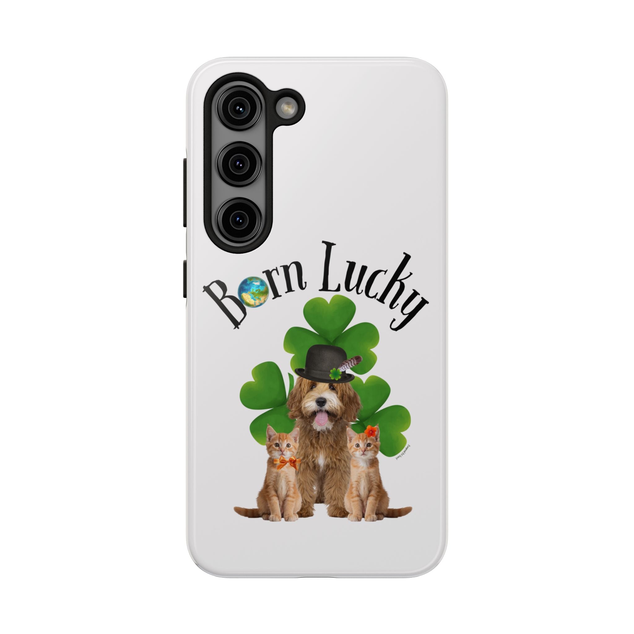 “Born Lucky” - Phone Case - More Sizes