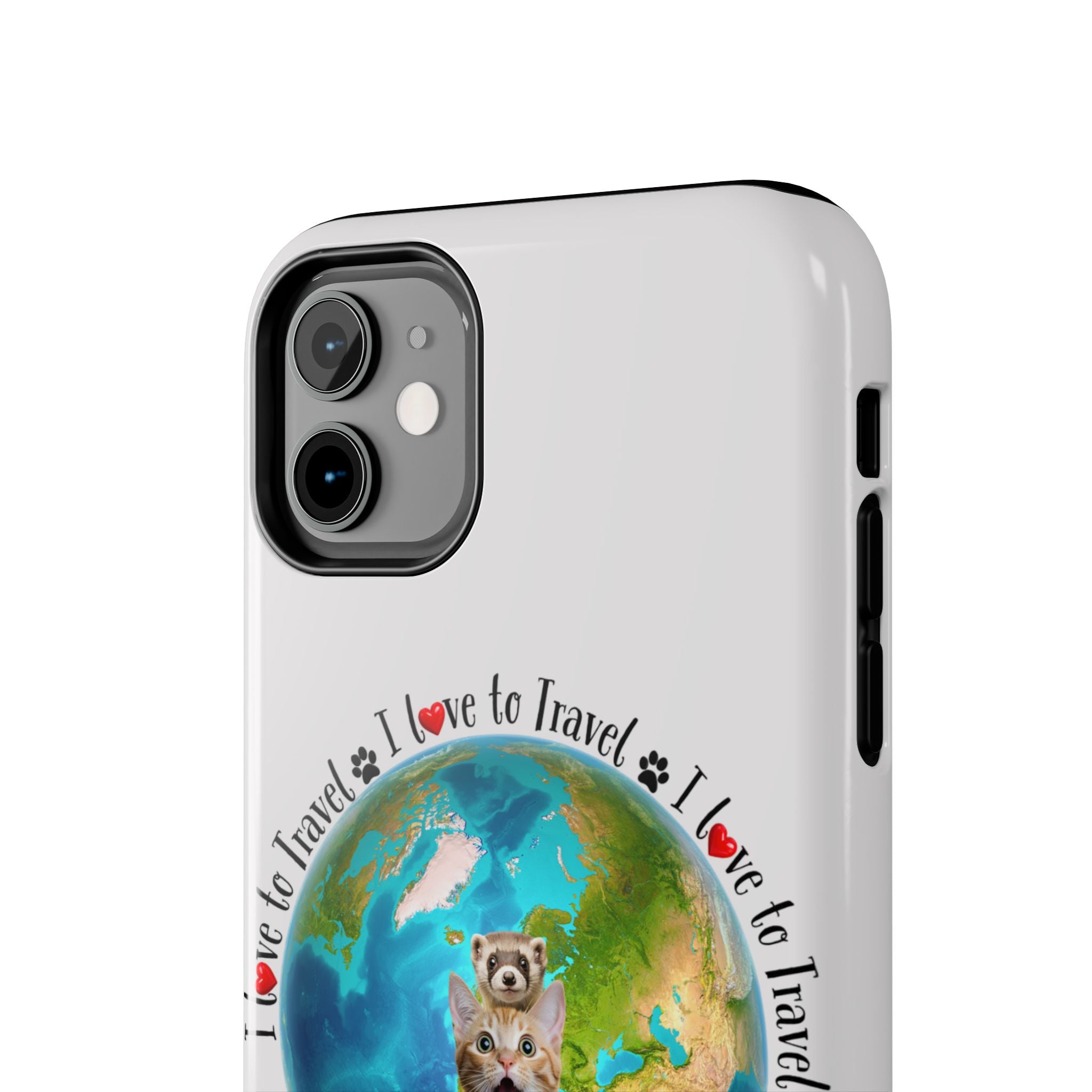 “I Love To Travel The World” - Phone Case