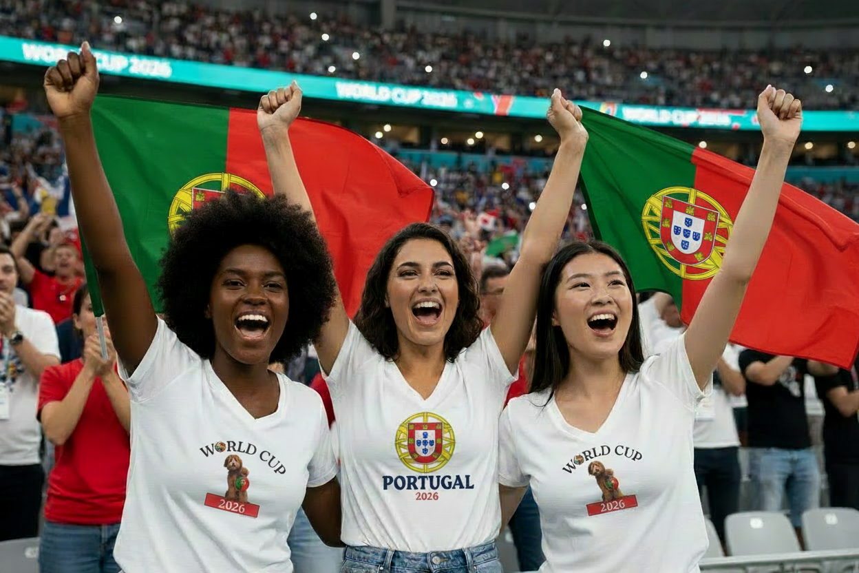 World Cup 2026 Portugal Store Tee - 3 Women